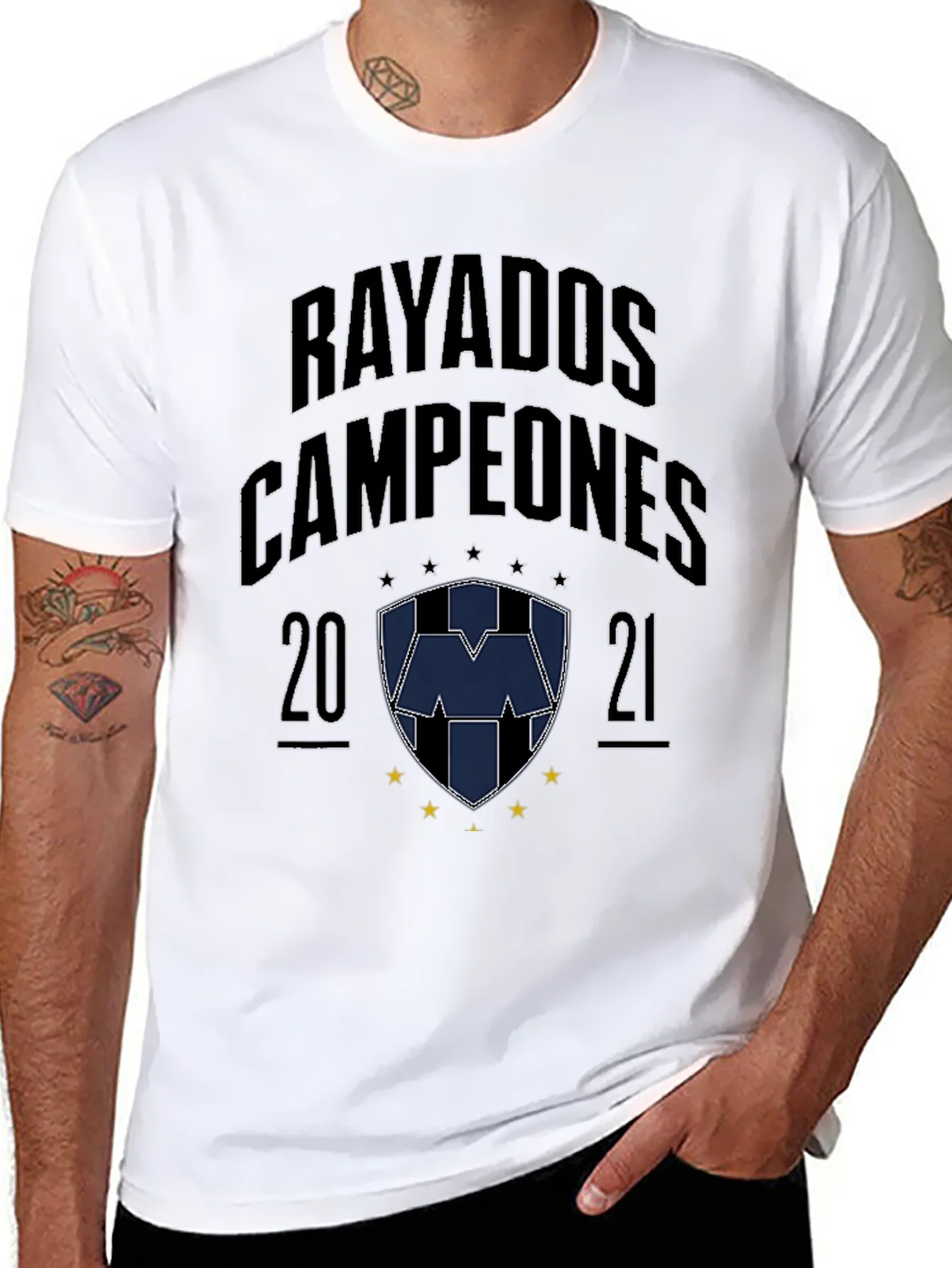 Playera Rayados Campeones 2021 - Edici¨®n Limitada