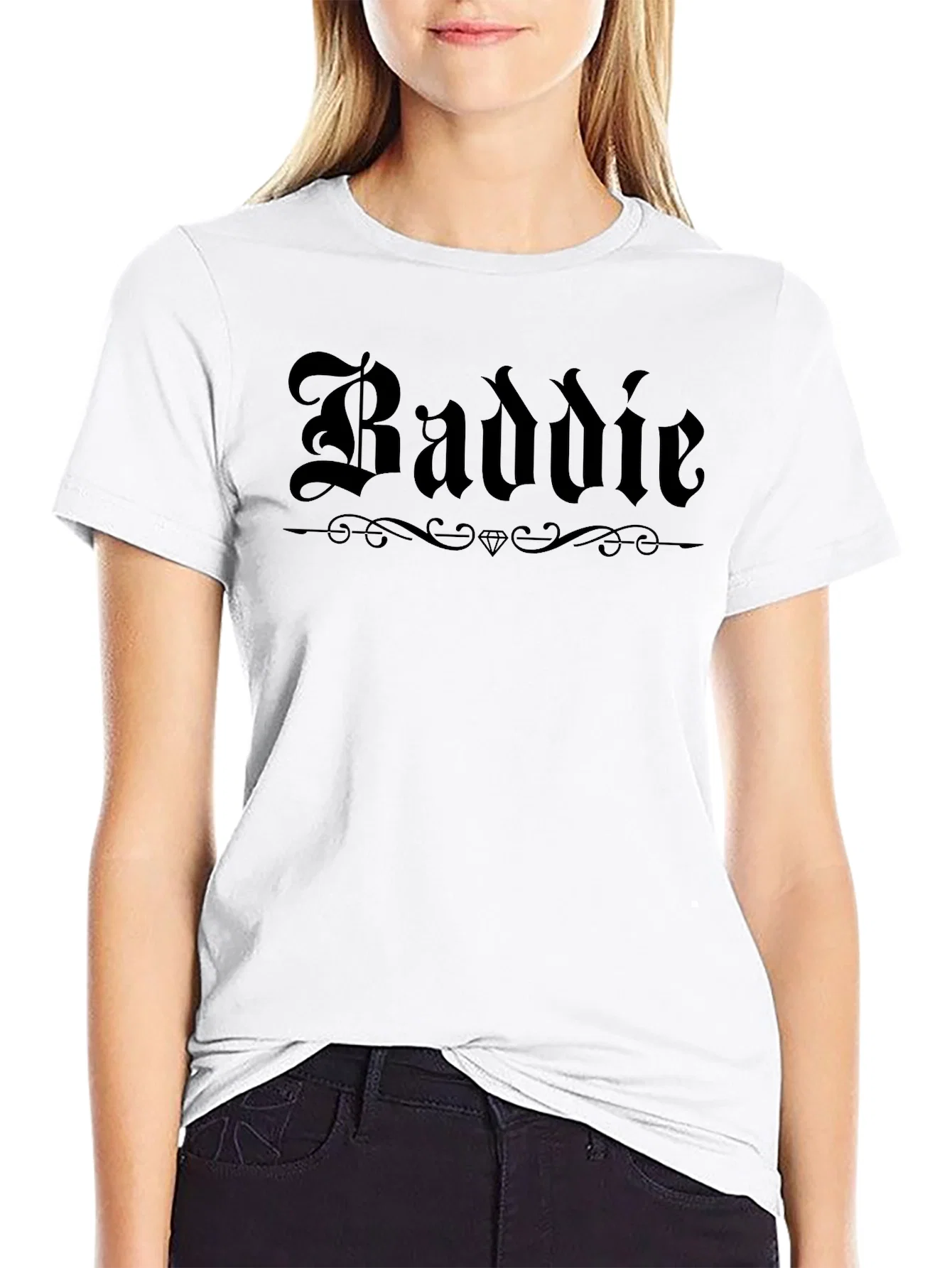 Rebbecca Baddie Graphic T-Shirt - Black