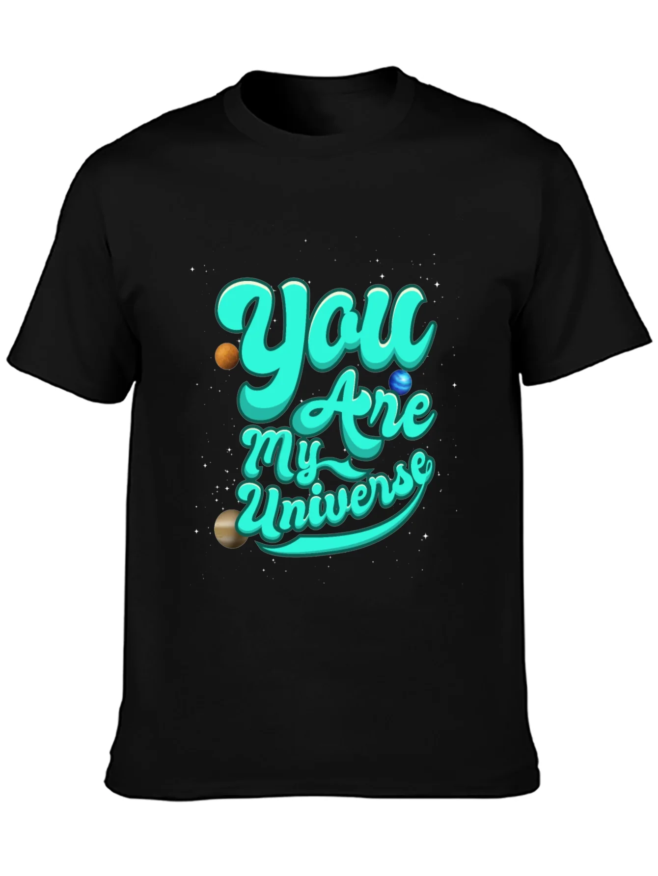 Camiseta Negra You Are My Universe