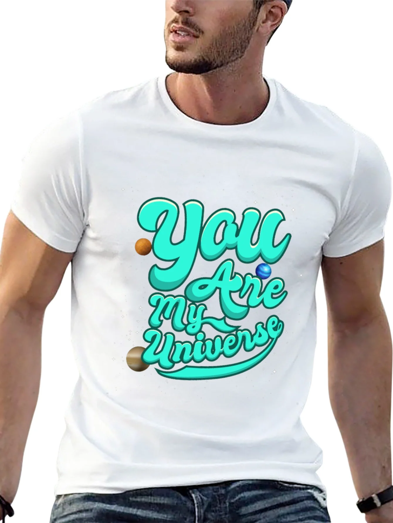 Camiseta Negra You Are My Universe