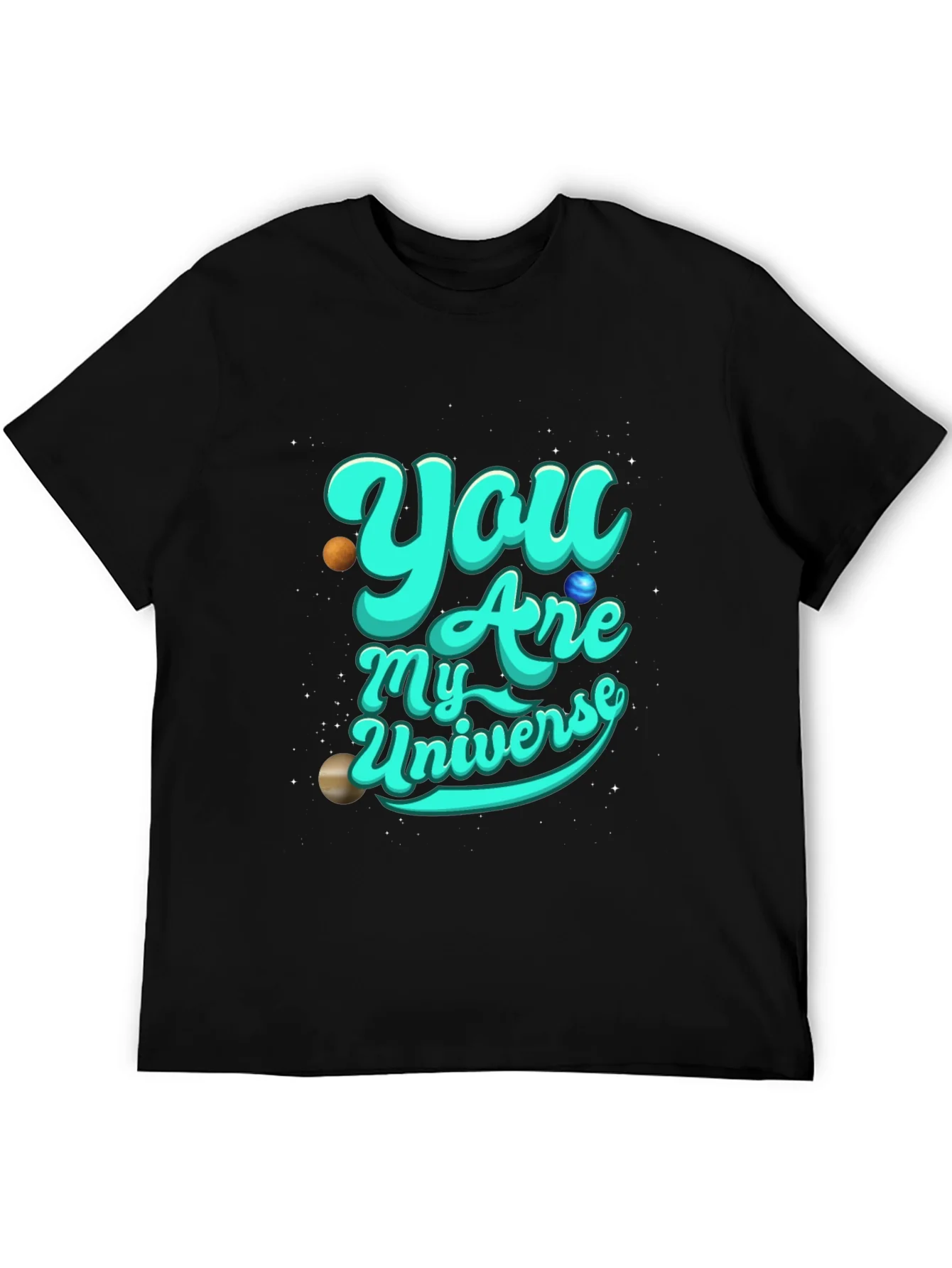 Camiseta Negra You Are My Universe