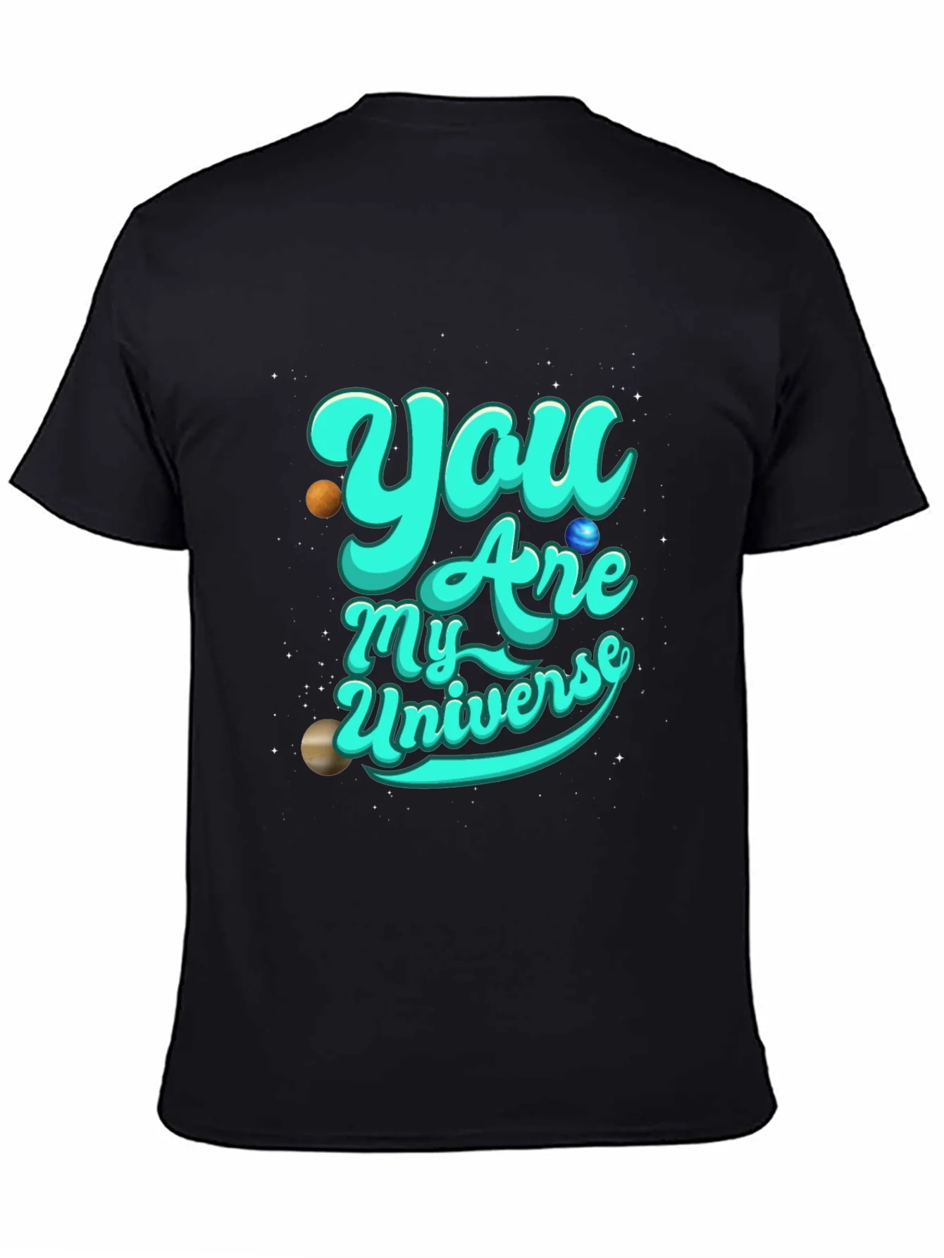 Camiseta Negra You Are My Universe