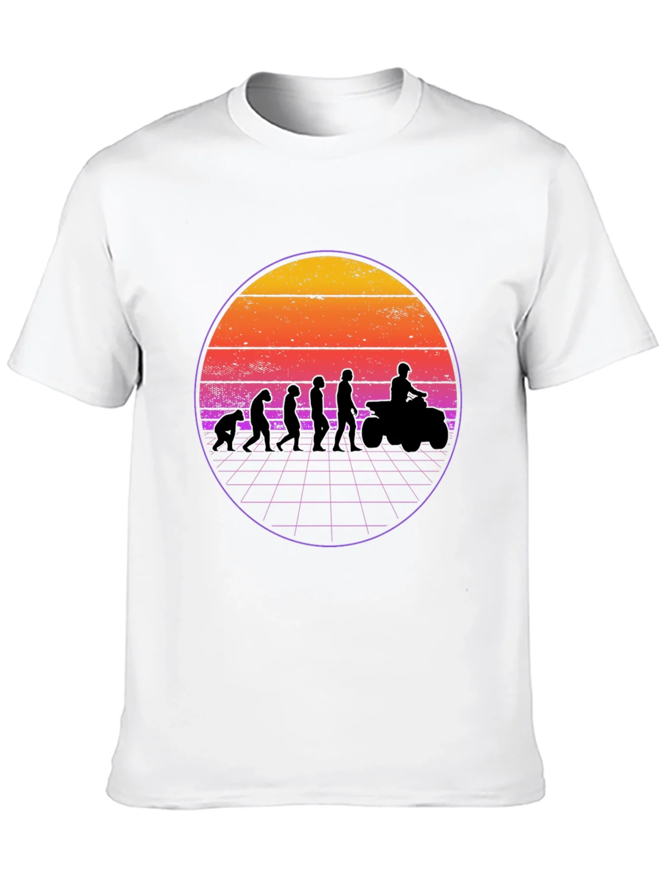 Rebbecca Evolution ATV Sunset Graphic T-Shirt - Black
