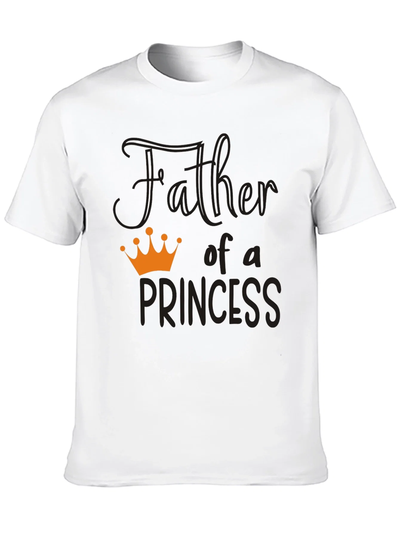 Rebbecca Father of a Princess T-Shirt - Black