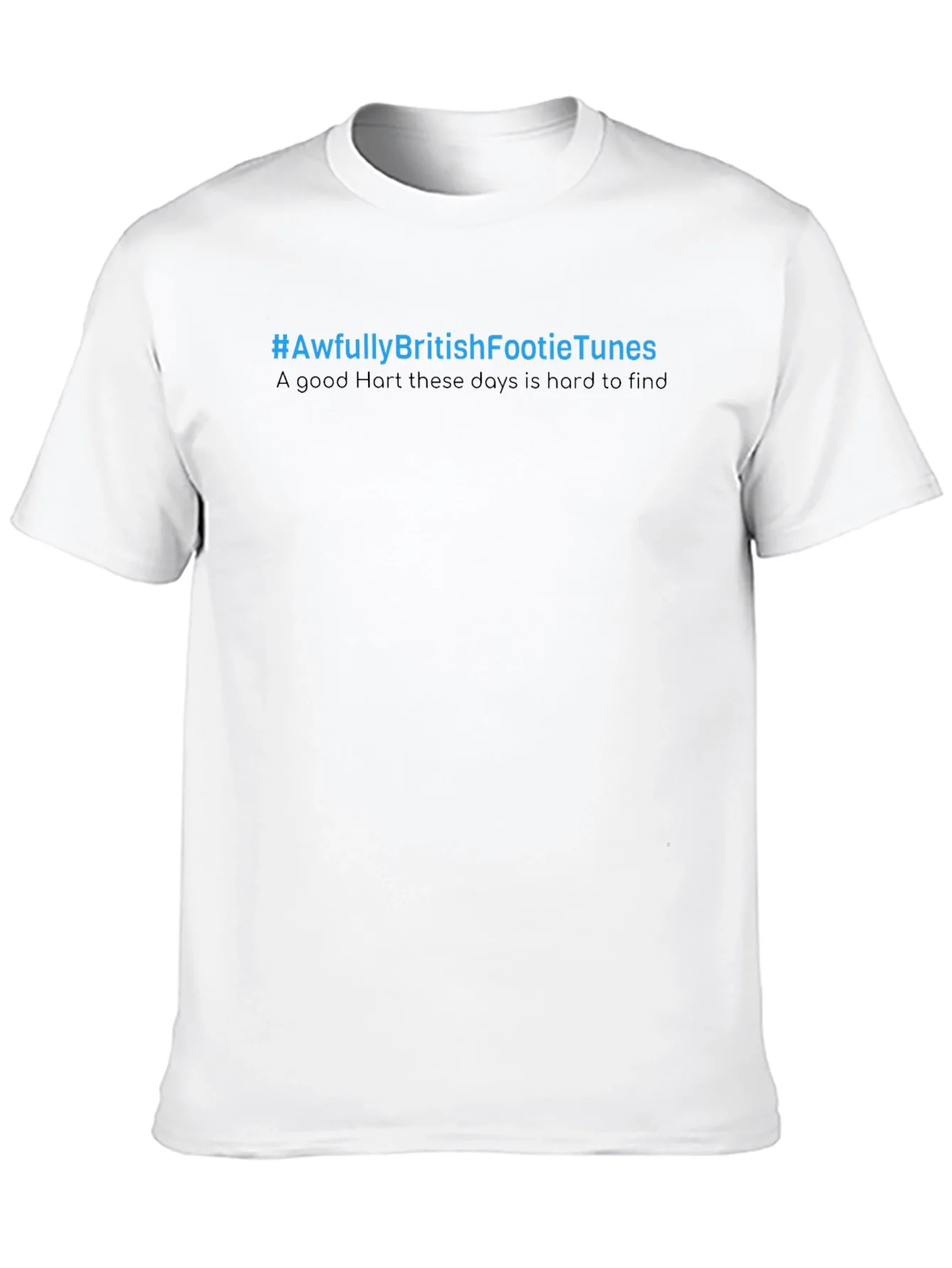Rebbecca Awfully British Footie Tunes Black T-Shirt