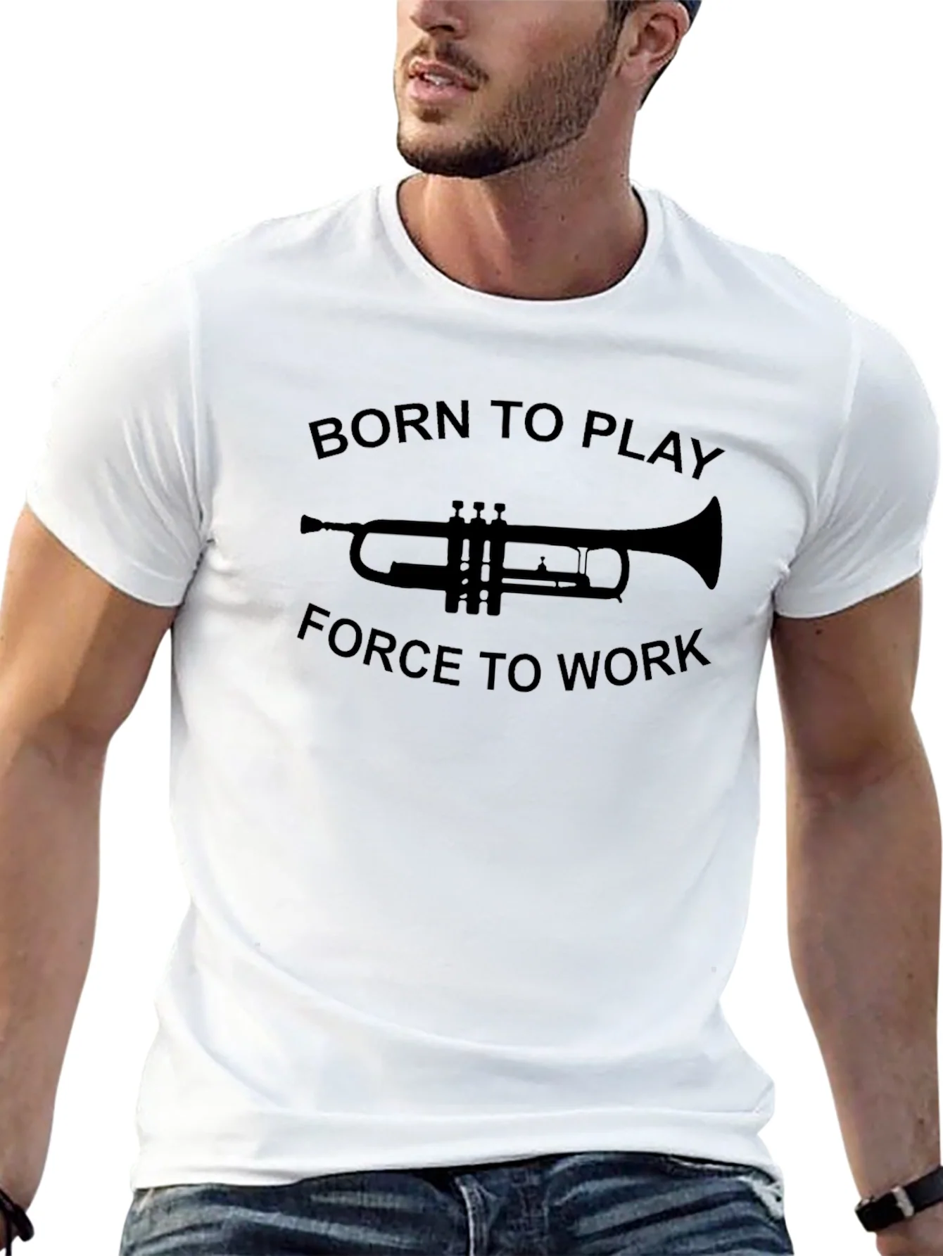Rebbecca Born to Play Trumpet T-Shirt