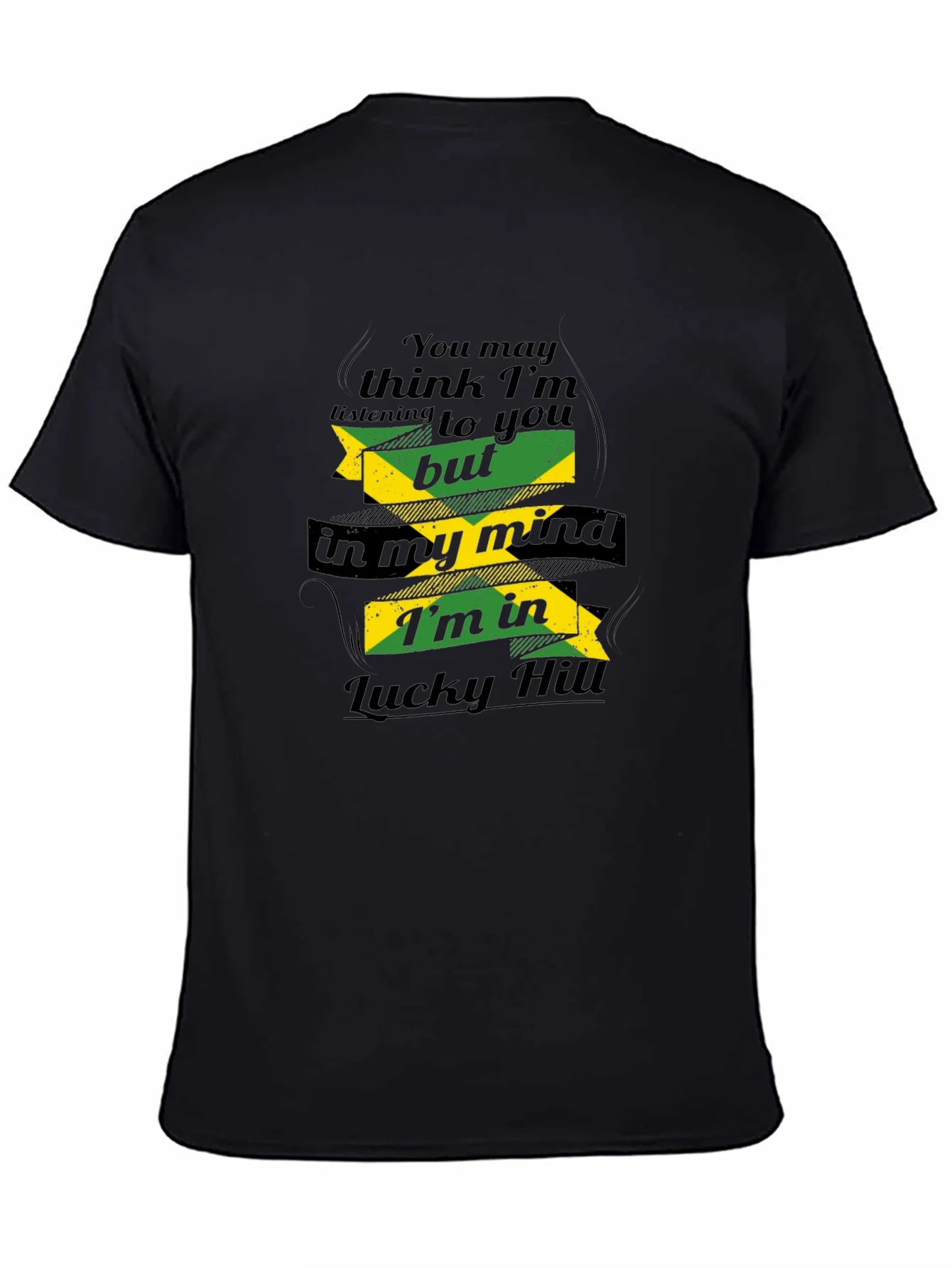 Camiseta Negra Jamaica Lucky Hill