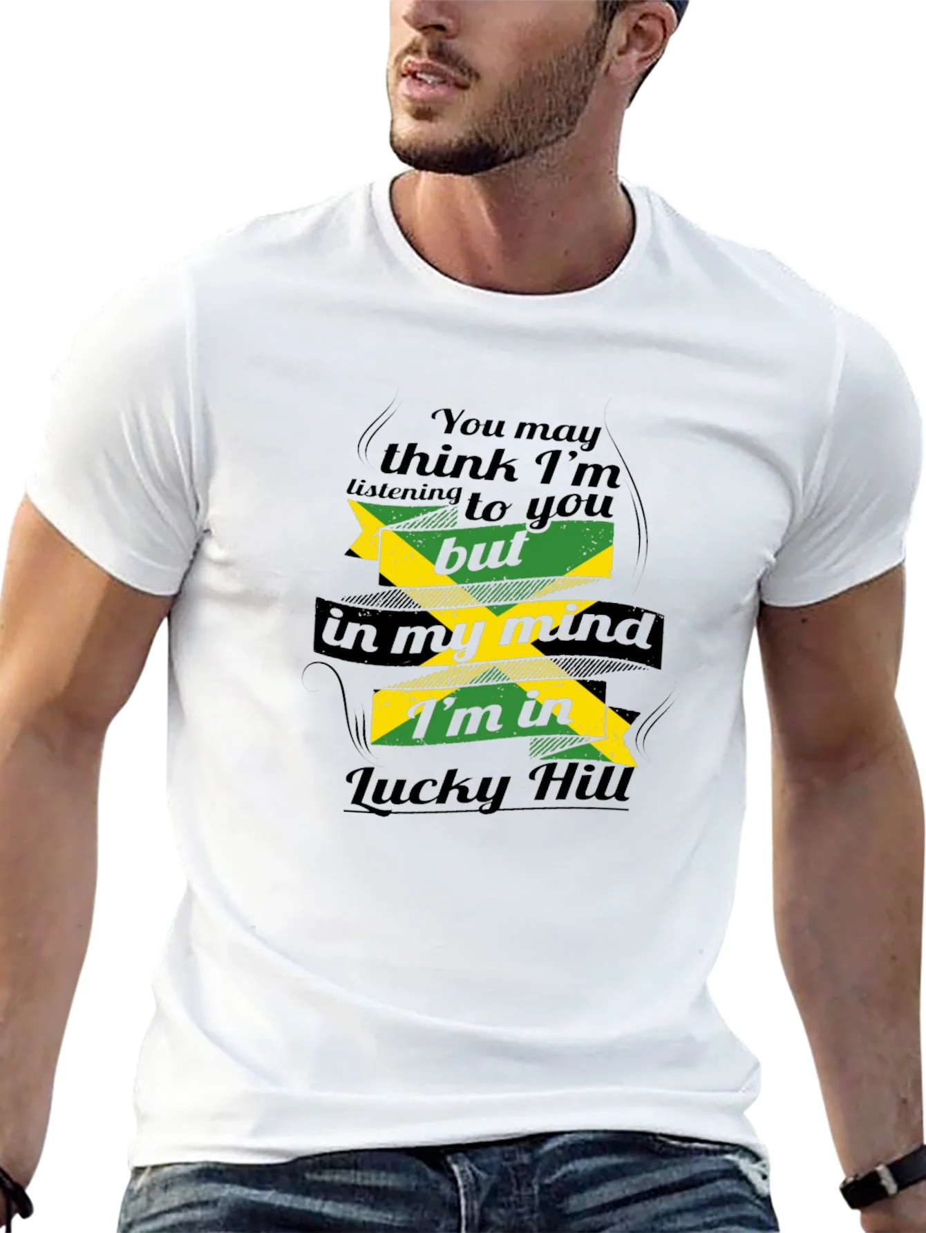 Camiseta Negra Jamaica Lucky Hill