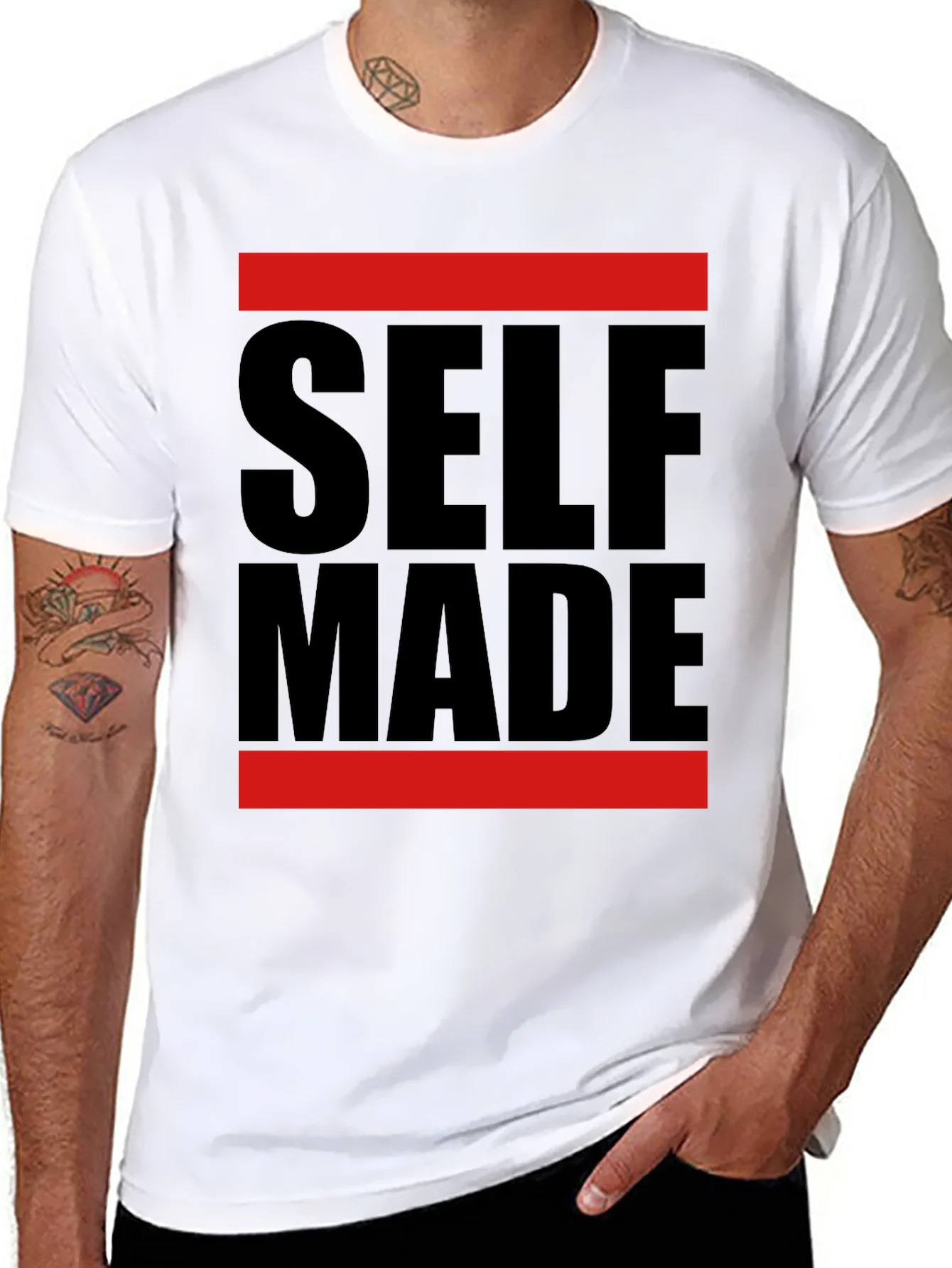 Camiseta Self Made para Hombre - Estilo Casual