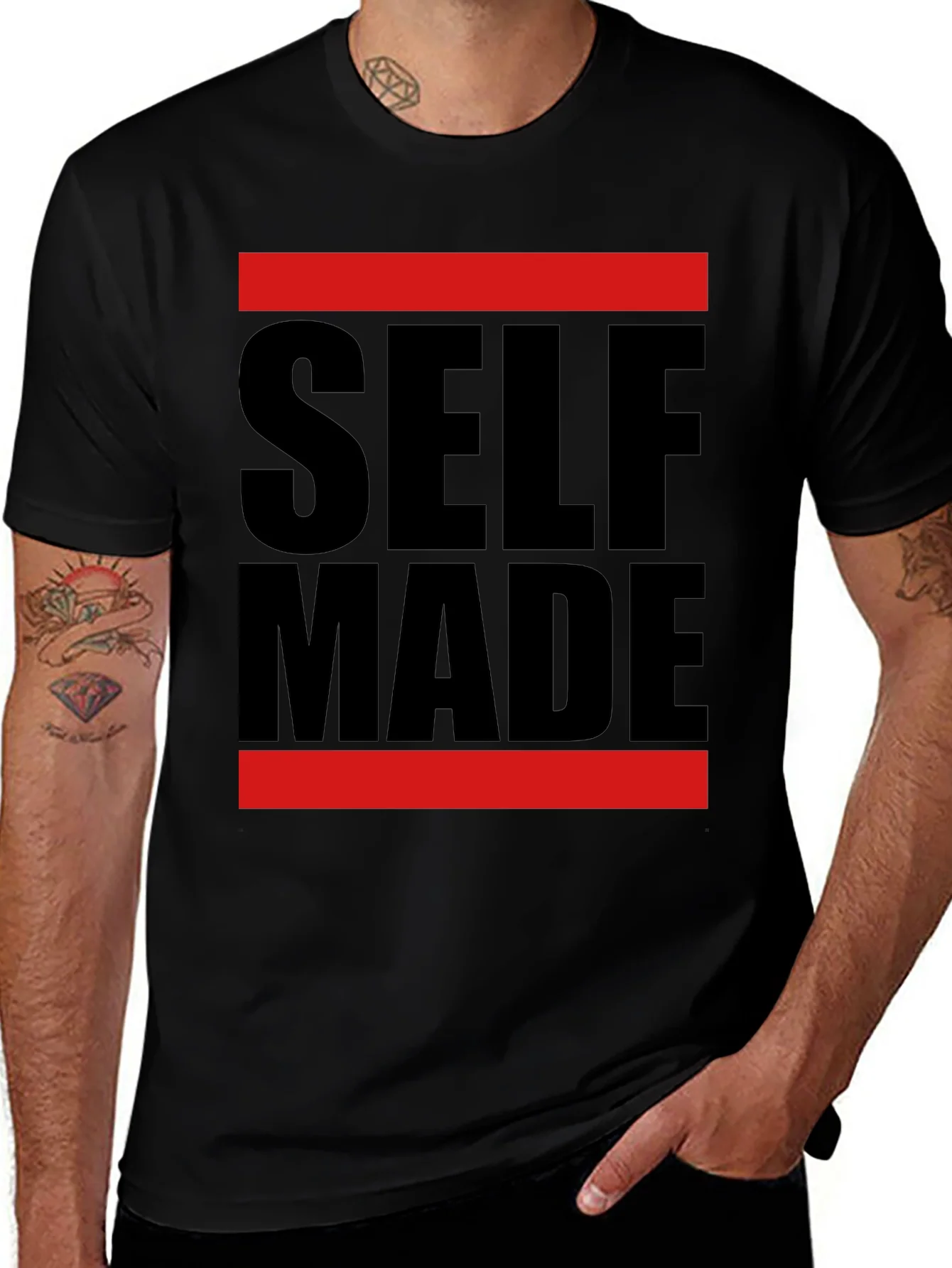 Camiseta Self Made para Hombre - Estilo Casual