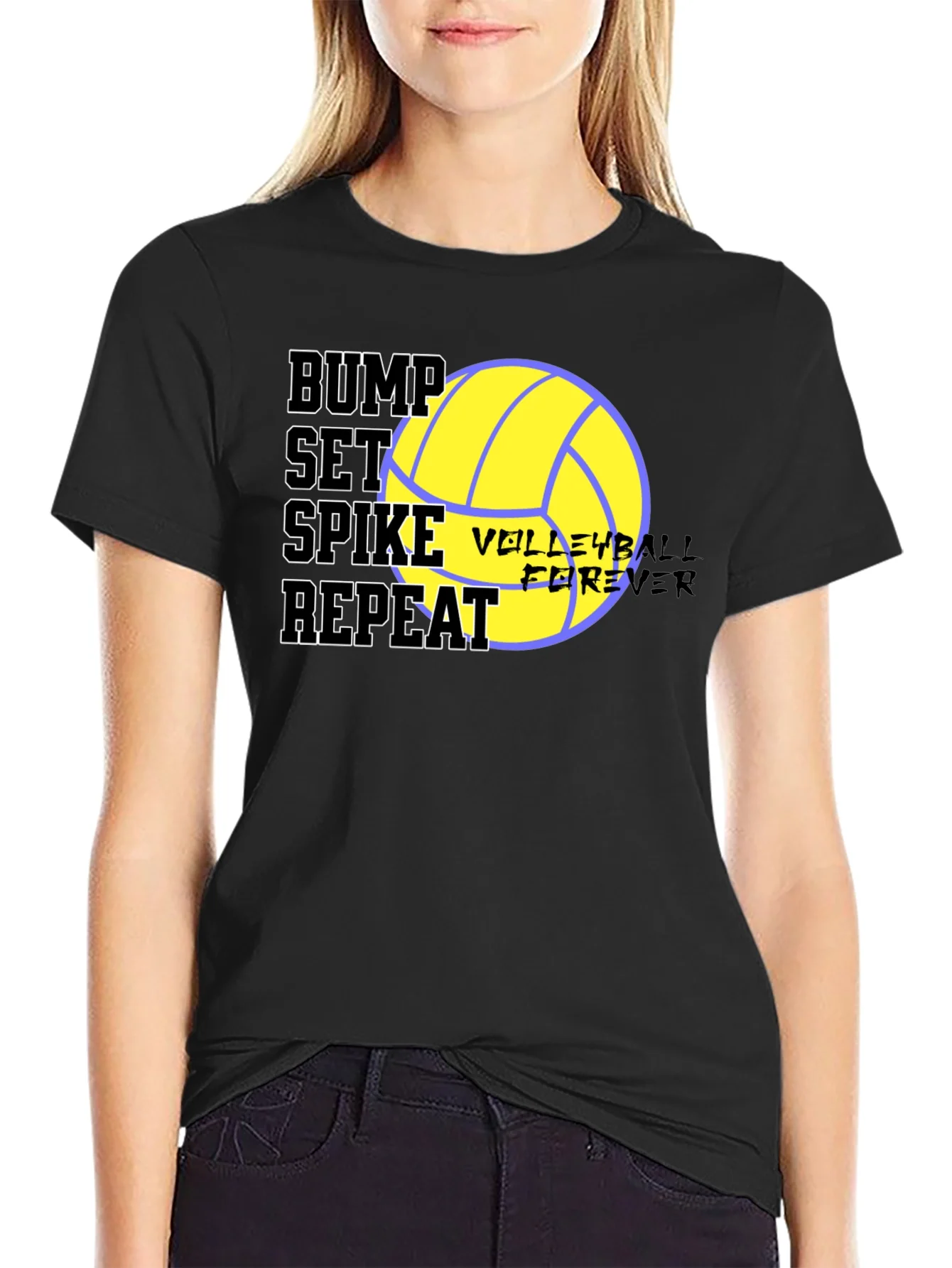 Camiseta Bump Set Spike Repeat Voleibol