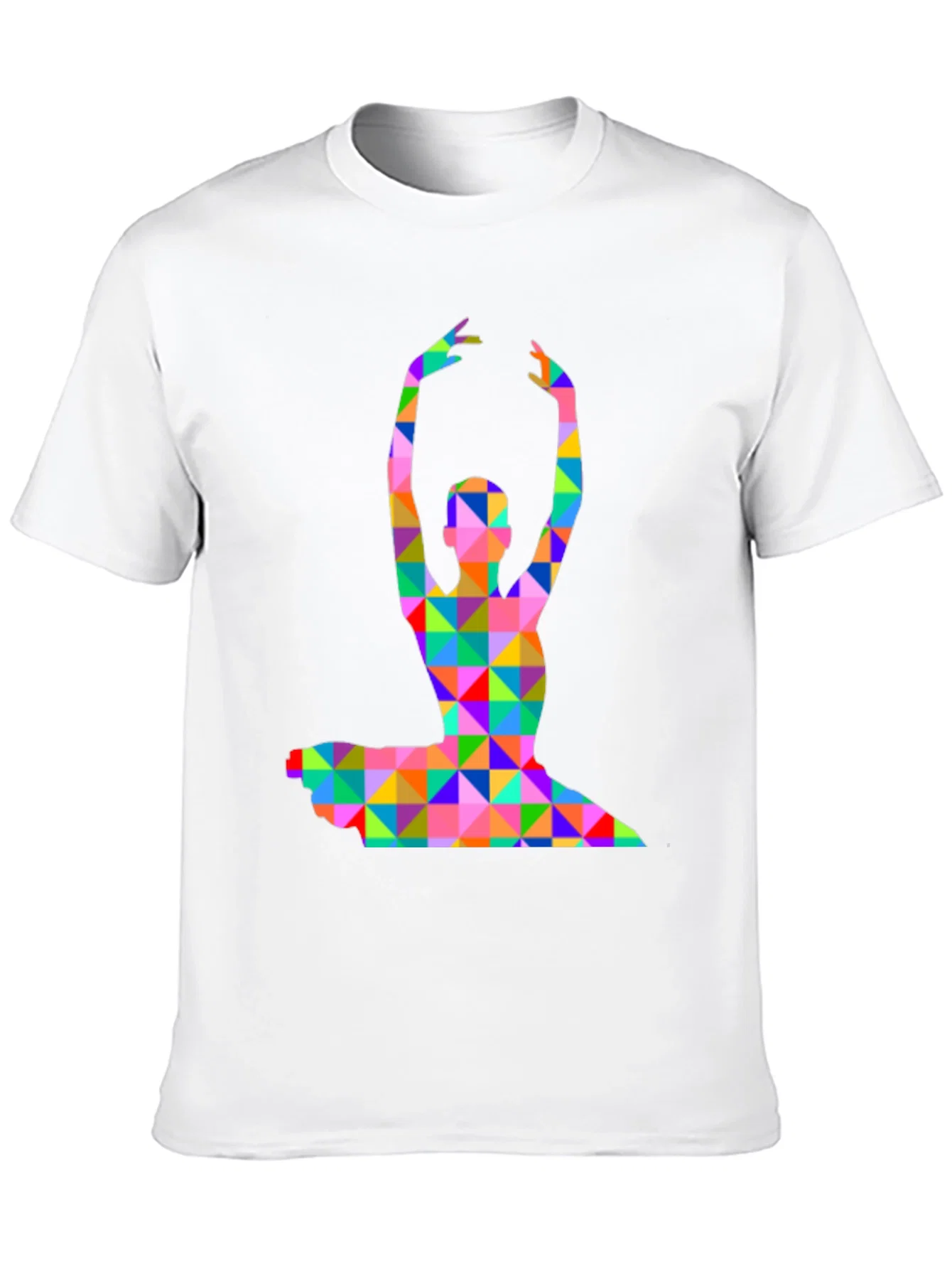 Rebbecca Geometric Ballerina Graphic T-Shirt - Black
