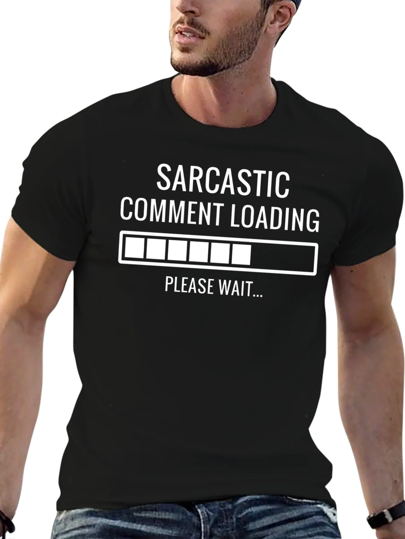Camiseta Hombre Humor¨ªstica: Comentario Sarc¨¢stico en Carga