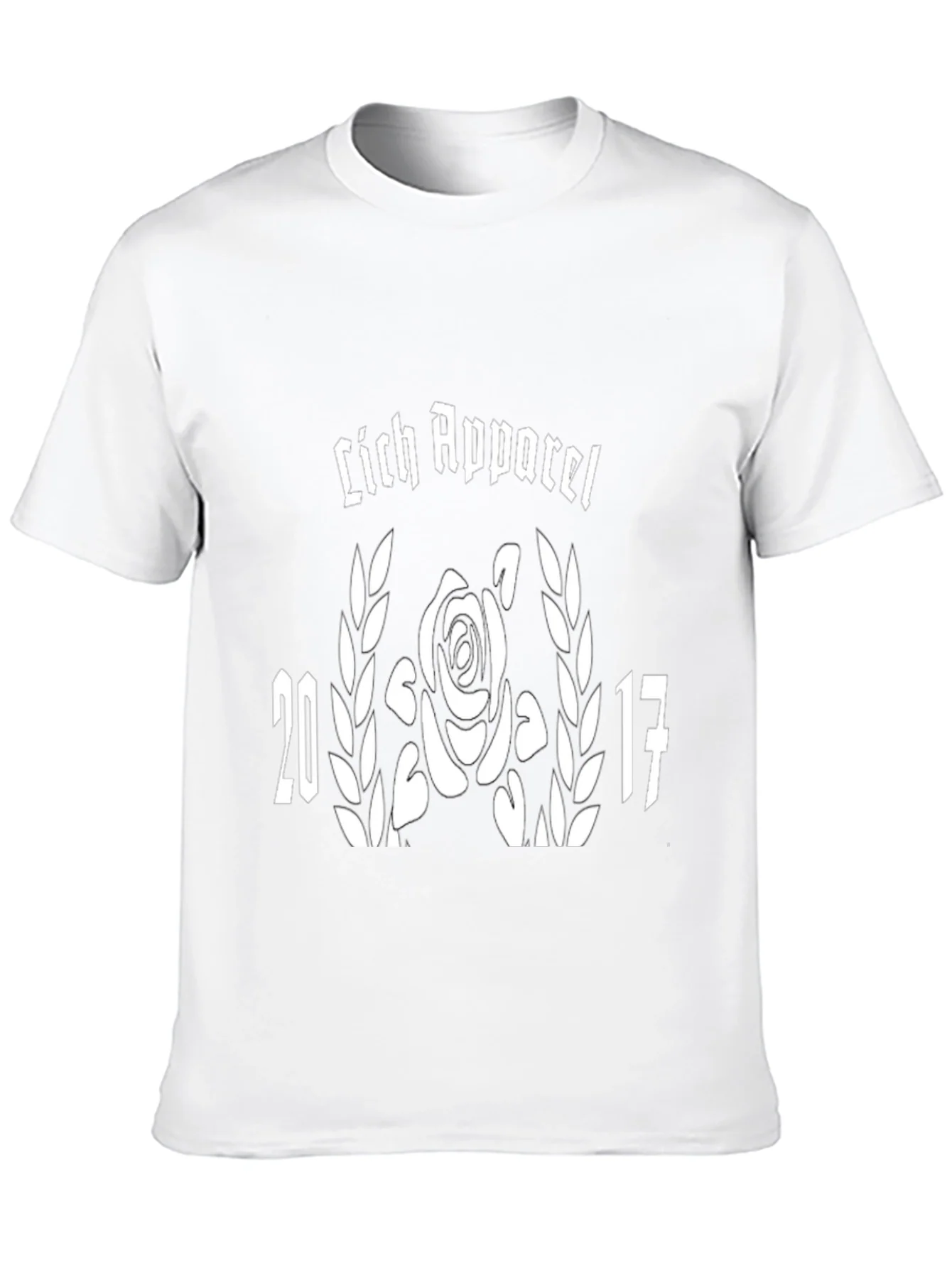 Rebbecca Lich Apparel Black T-Shirt Rose and 2017 Graphic