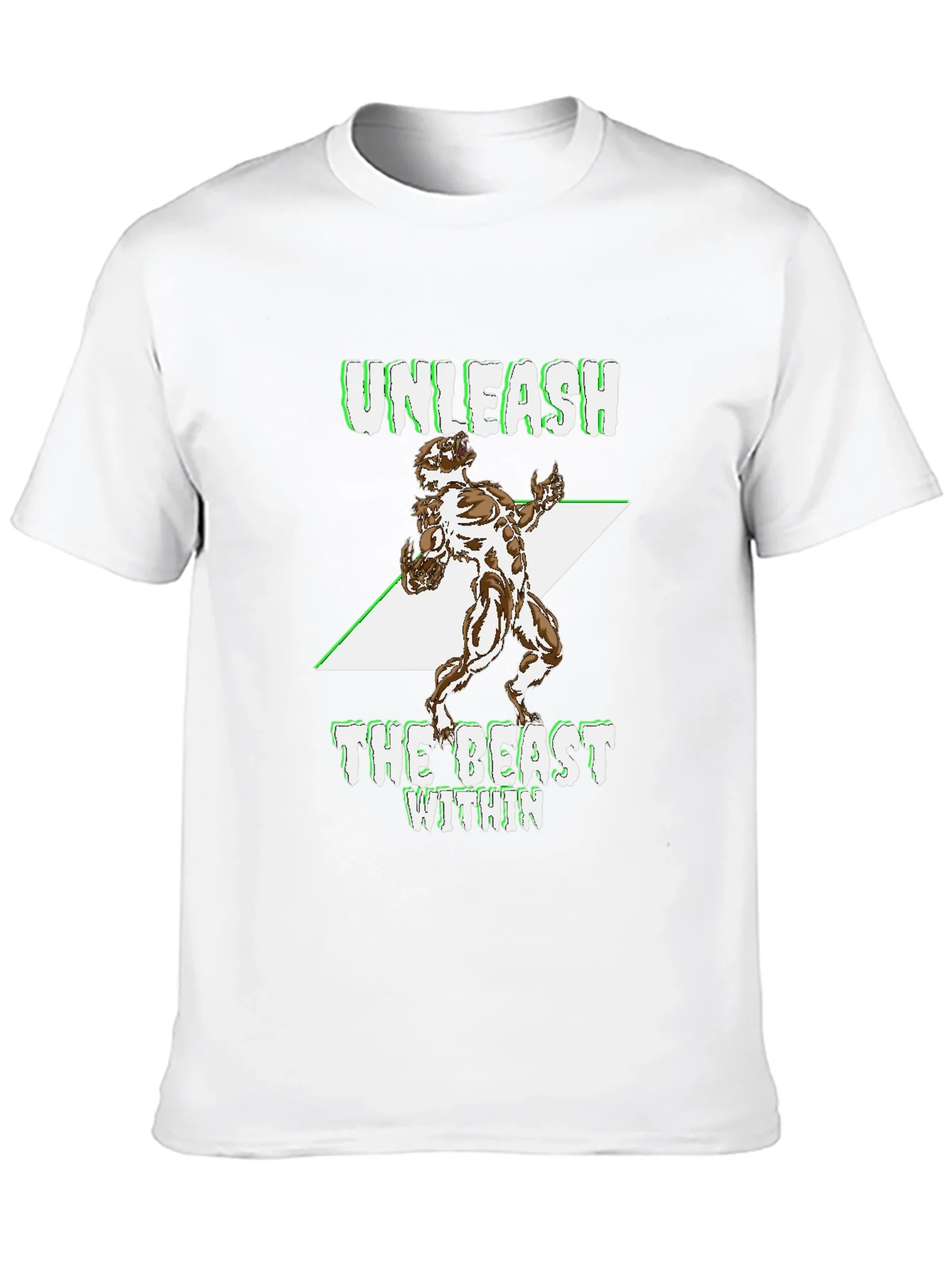 Camiseta Negra Hombre Unleash The Beast Within