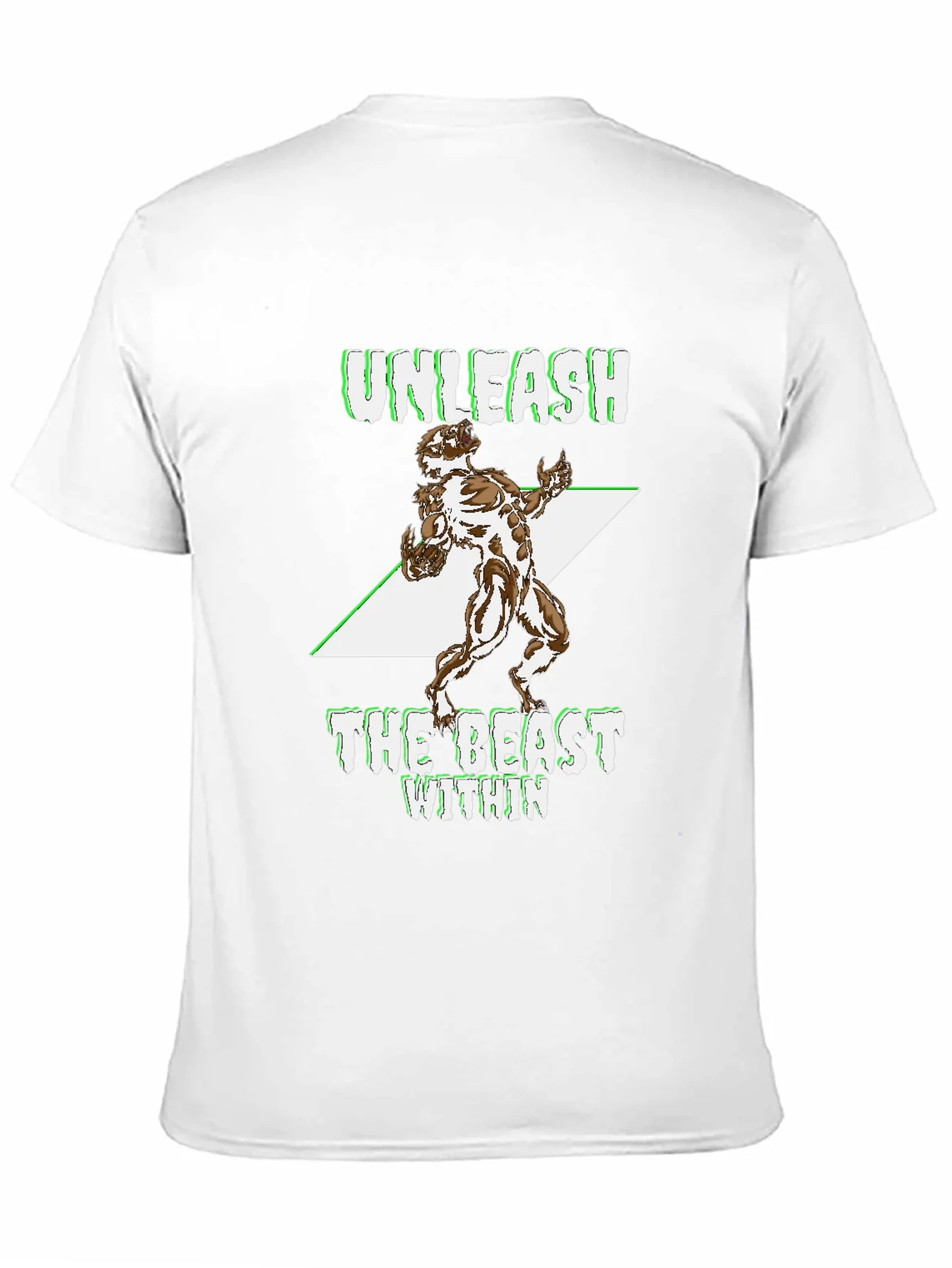 Camiseta Negra Hombre Unleash The Beast Within