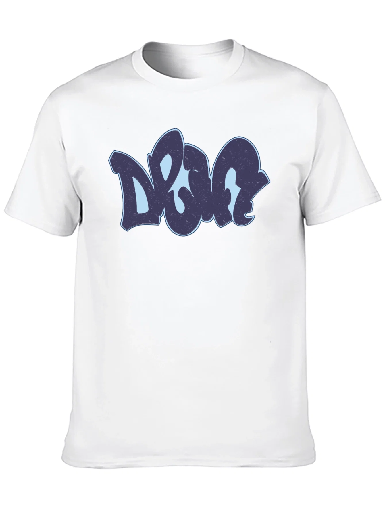 Rebbecca Cool Urban Style DOG Graphic Black T-Shirt