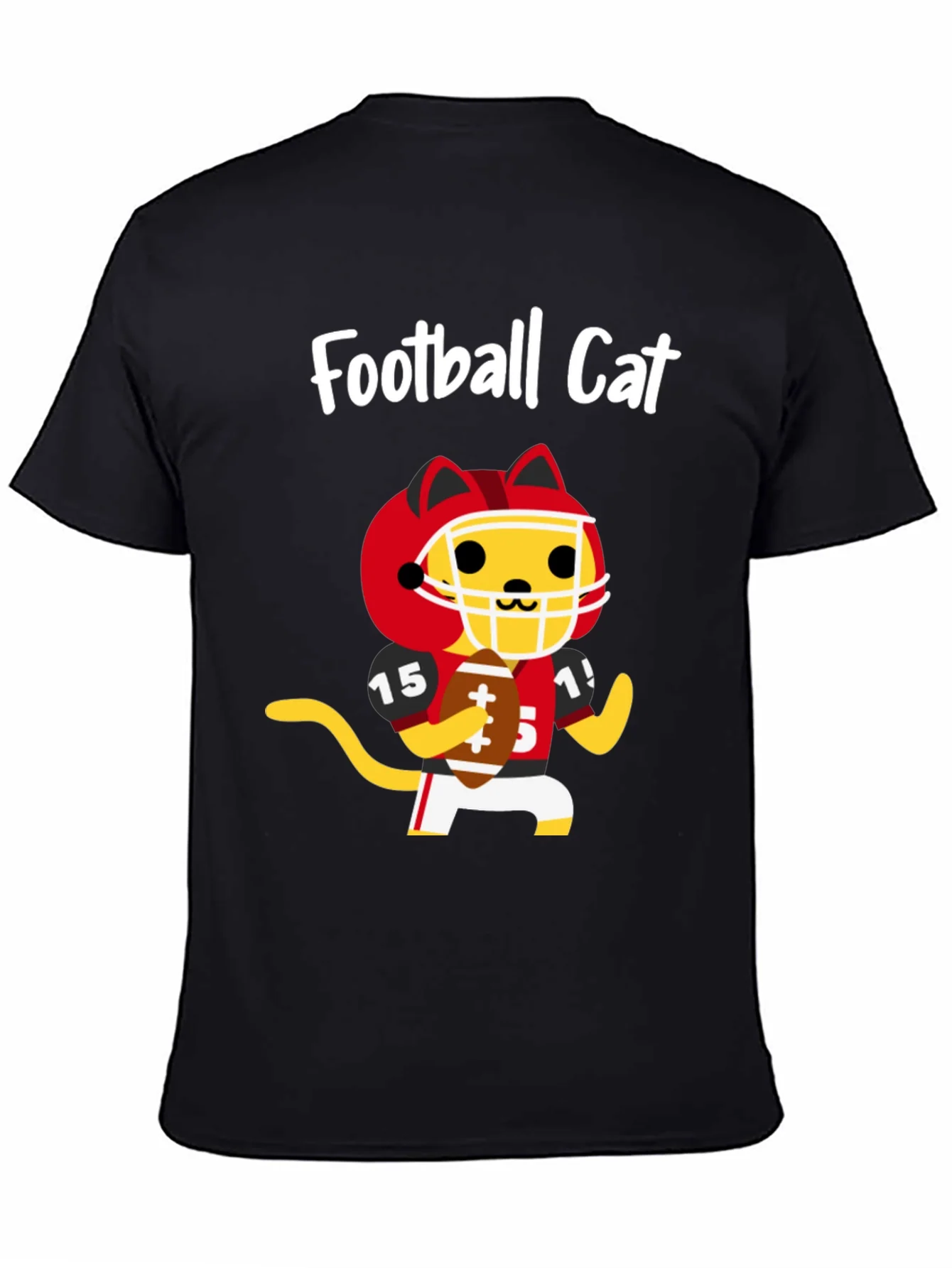 Camiseta F¨²tbol Americano Gato