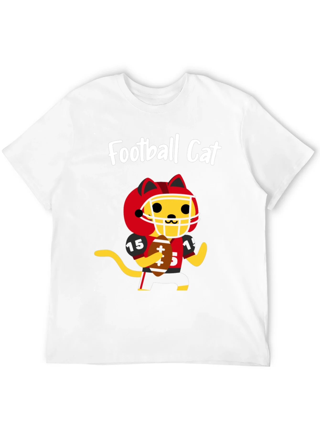 Camiseta F¨²tbol Americano Gato