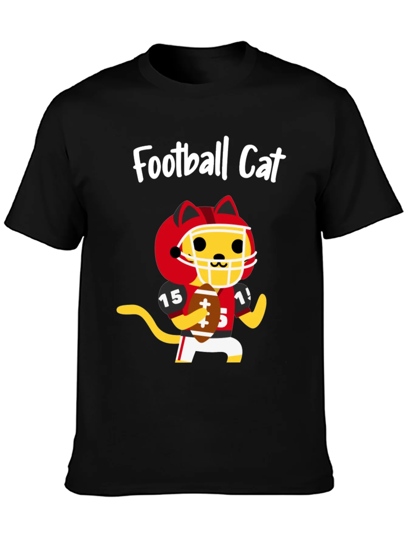 Camiseta F¨²tbol Americano Gato