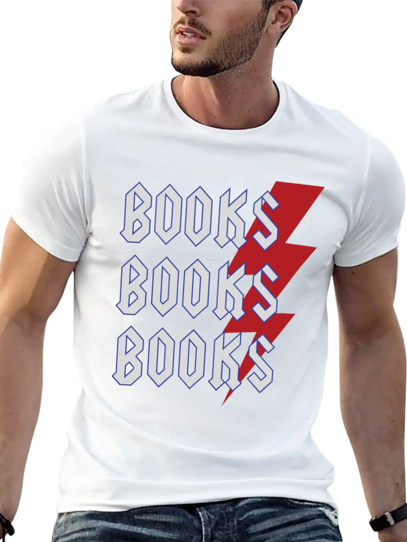 Rebbecca Books Lightning Bolt T-Shirt Black Cotton Tee