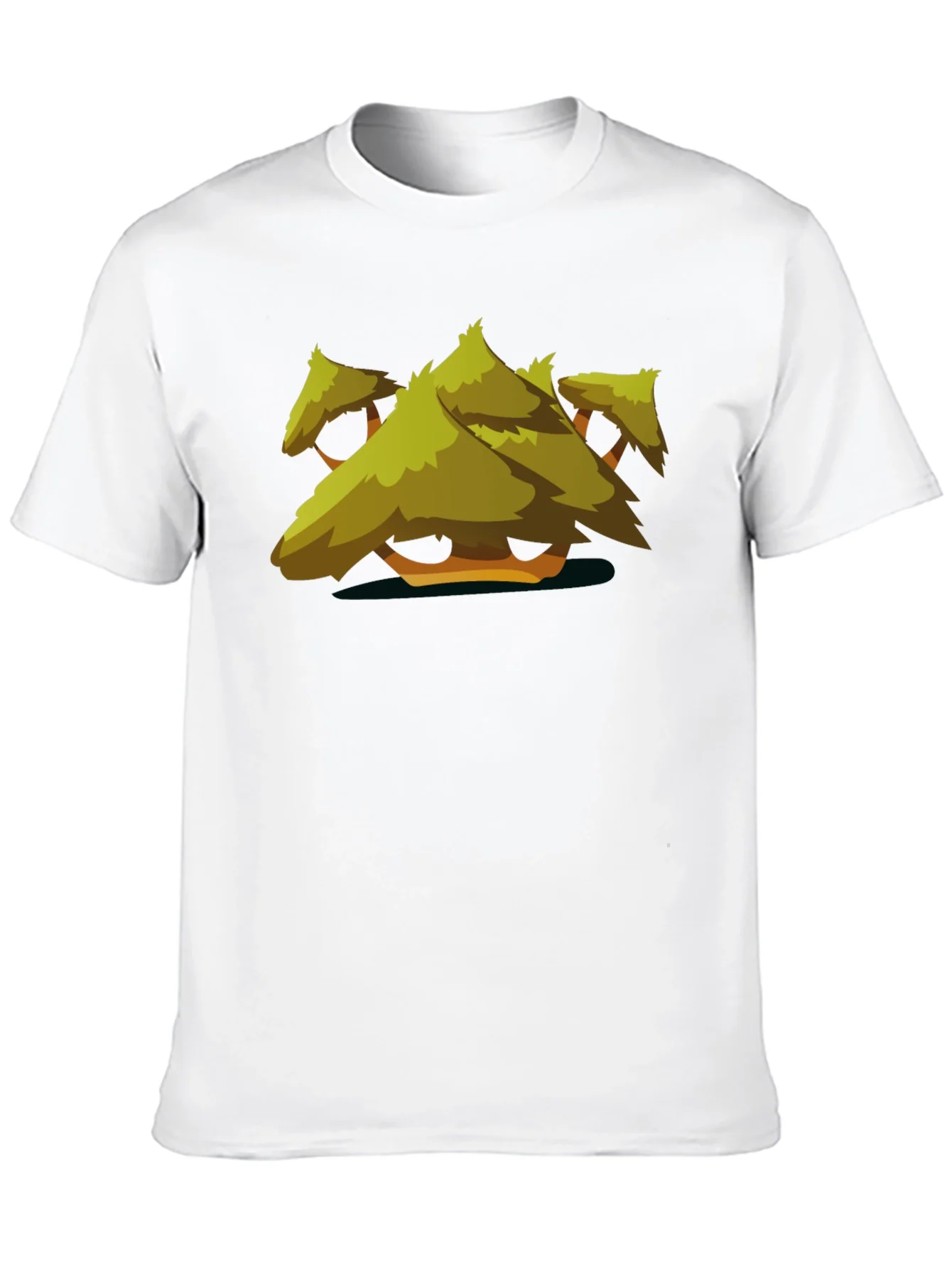 Rebbecca Stylized Tree Graphic Black T-Shirt