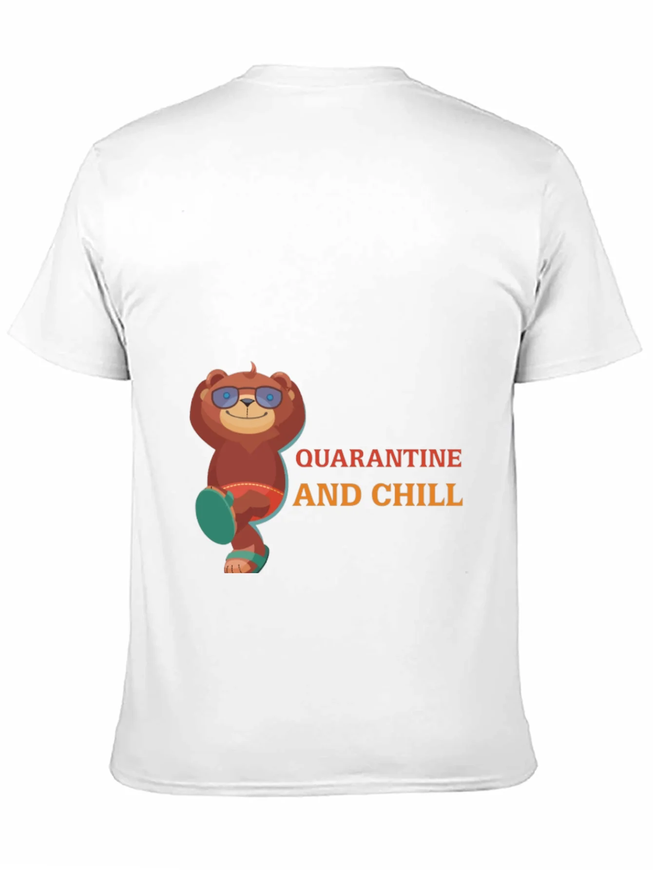 Rebbecca Quarantine and Chill Bear T-Shirt