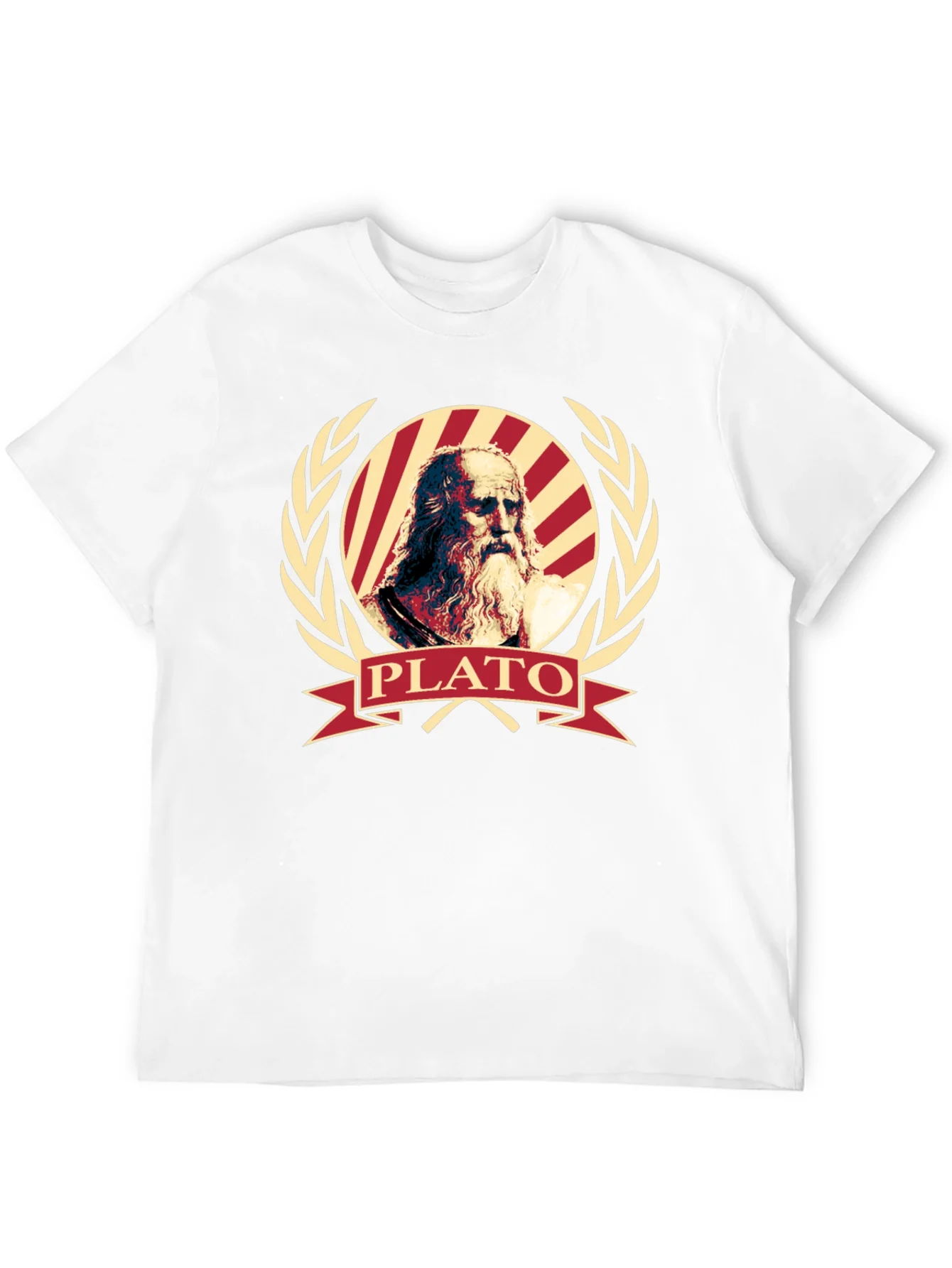 Camiseta Hombre Dise?o Plato Fil¨®sofo Cl¨¢sico