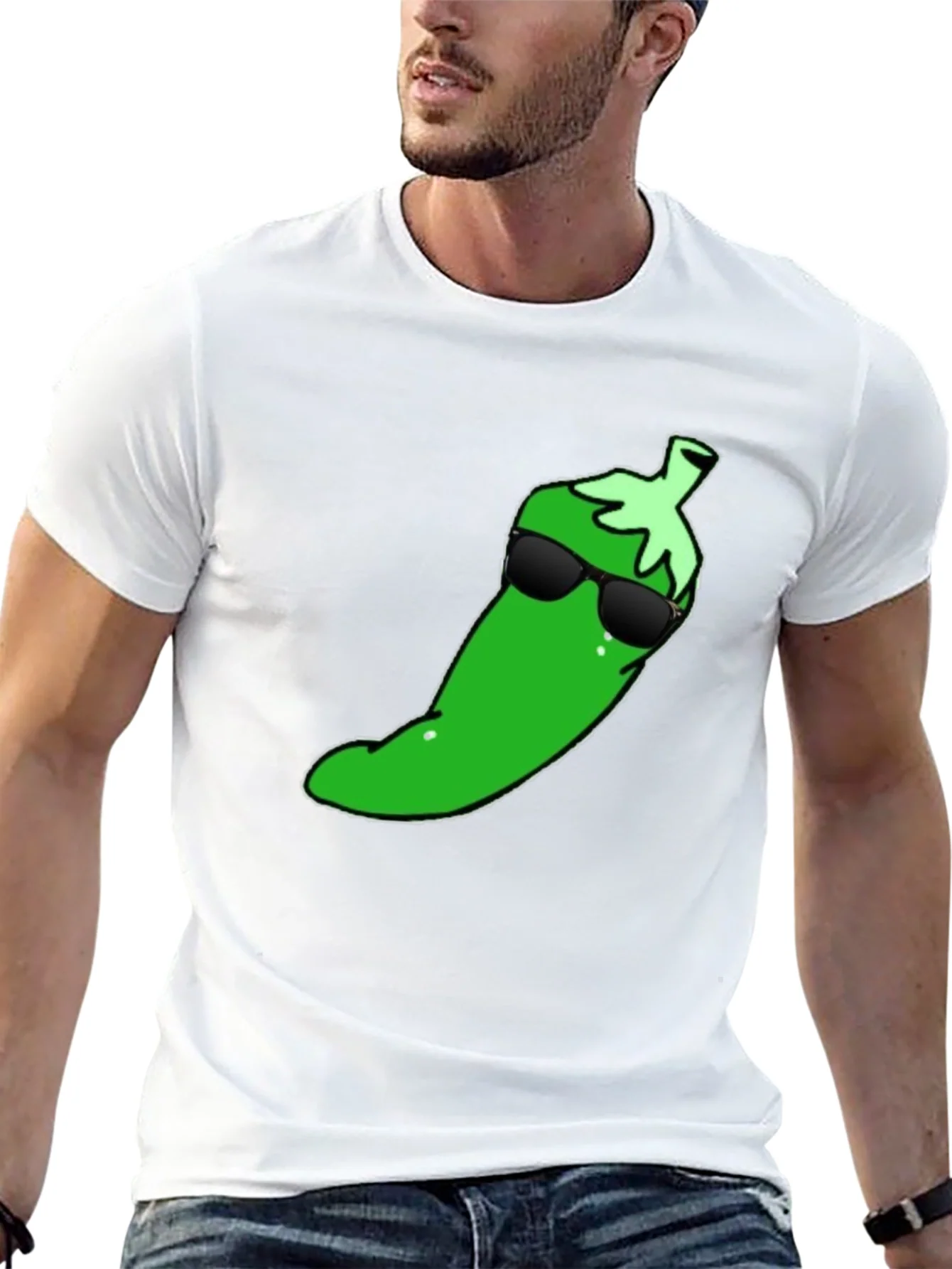 Rebbecca Cool Pepper Graphic T-Shirt - Black Cotton Tee