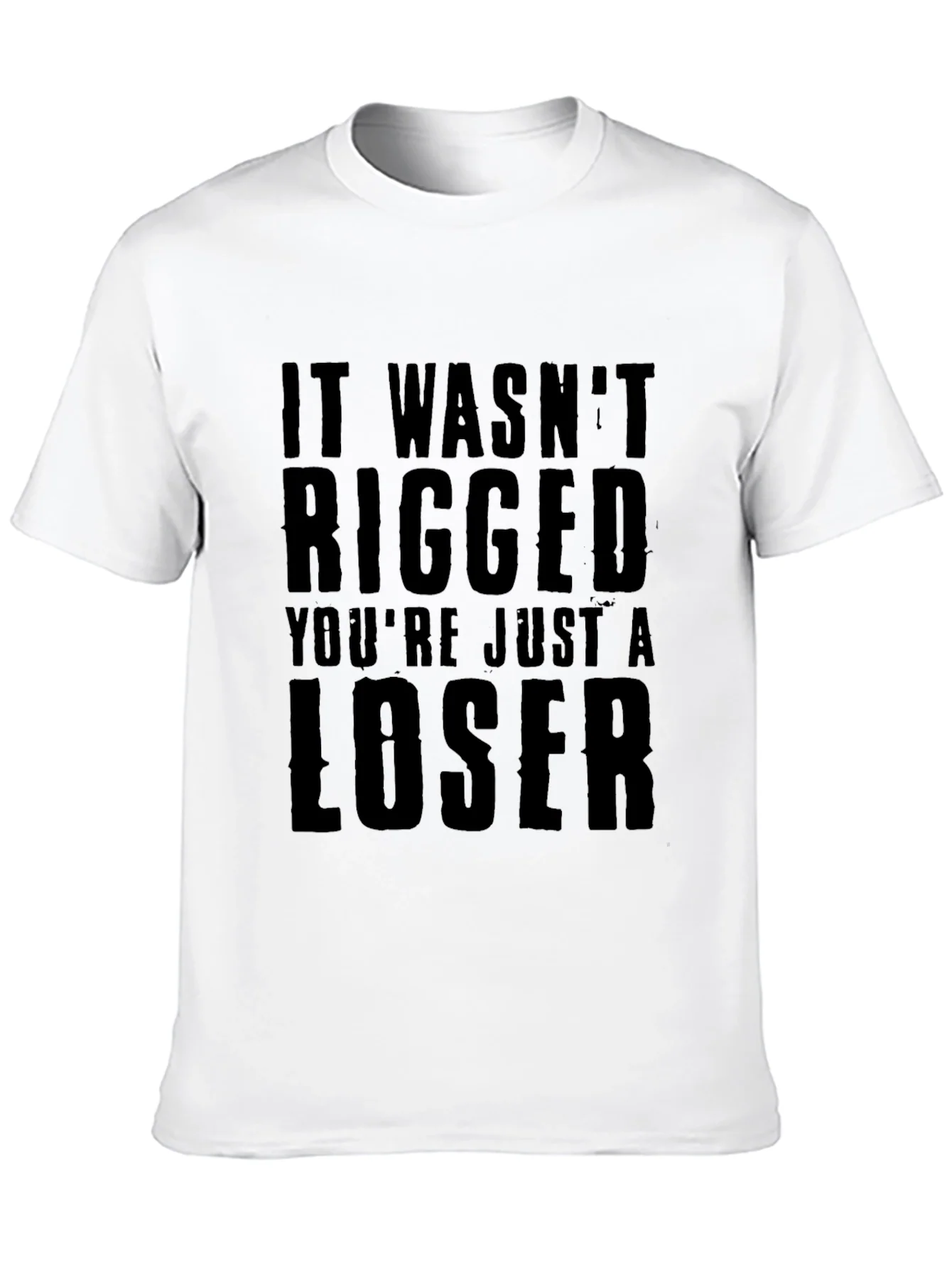 Camiseta Negra: No Fue Trampa Eres un Perdedor