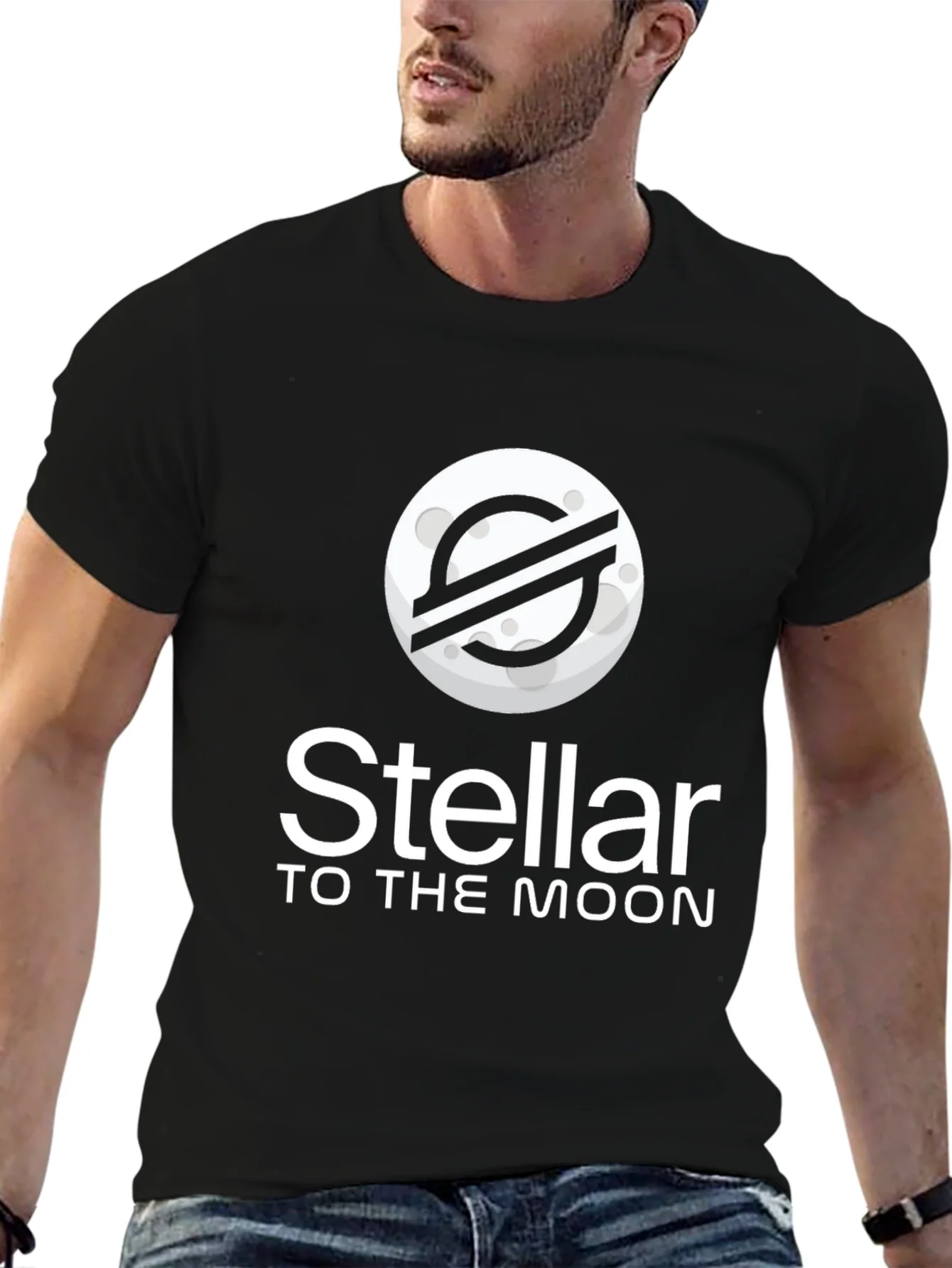 Camiseta Negra Stellar To The Moon