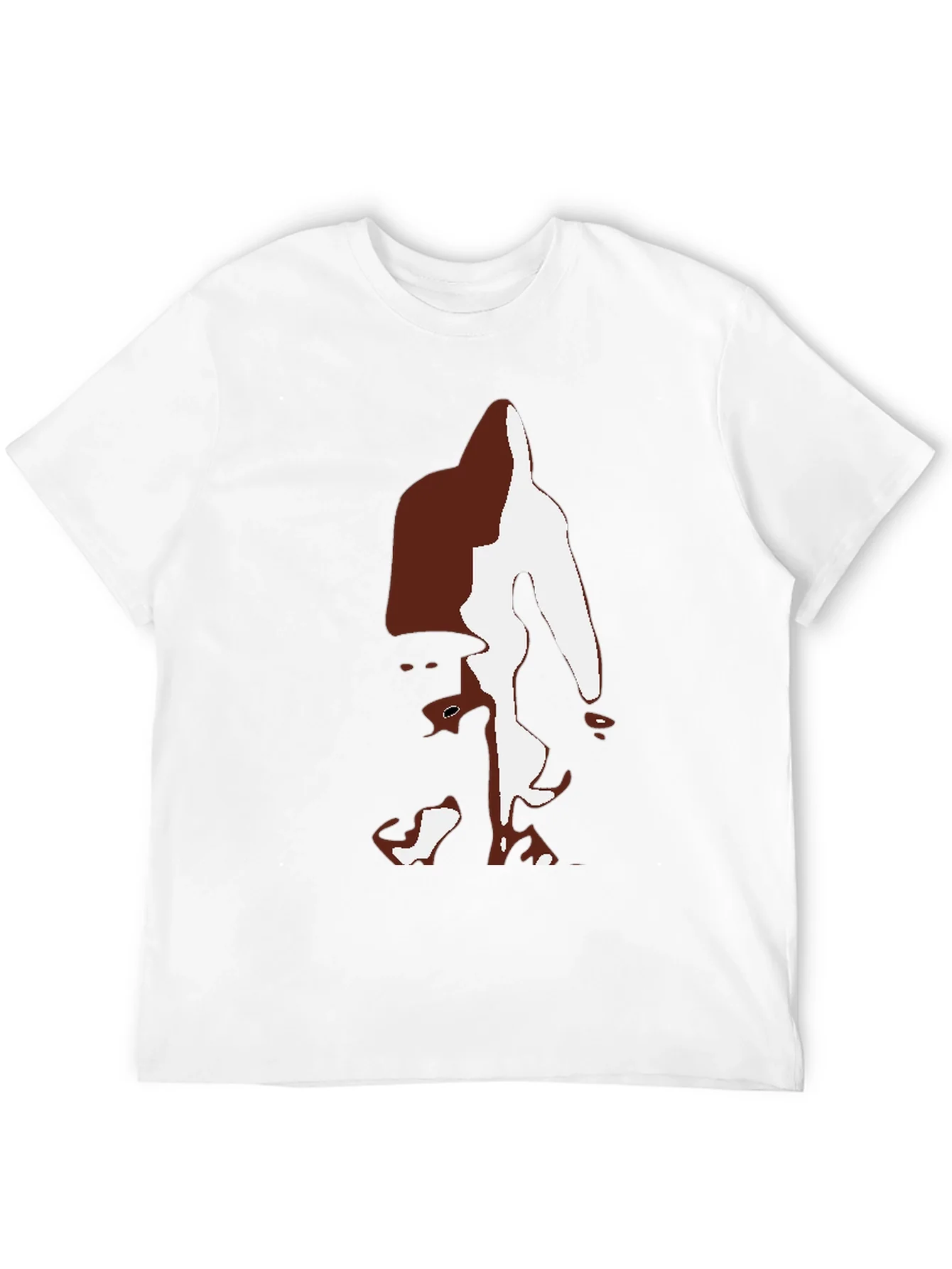 Camiseta Hombre Negra con Dise?o Abstracto Bigfoot