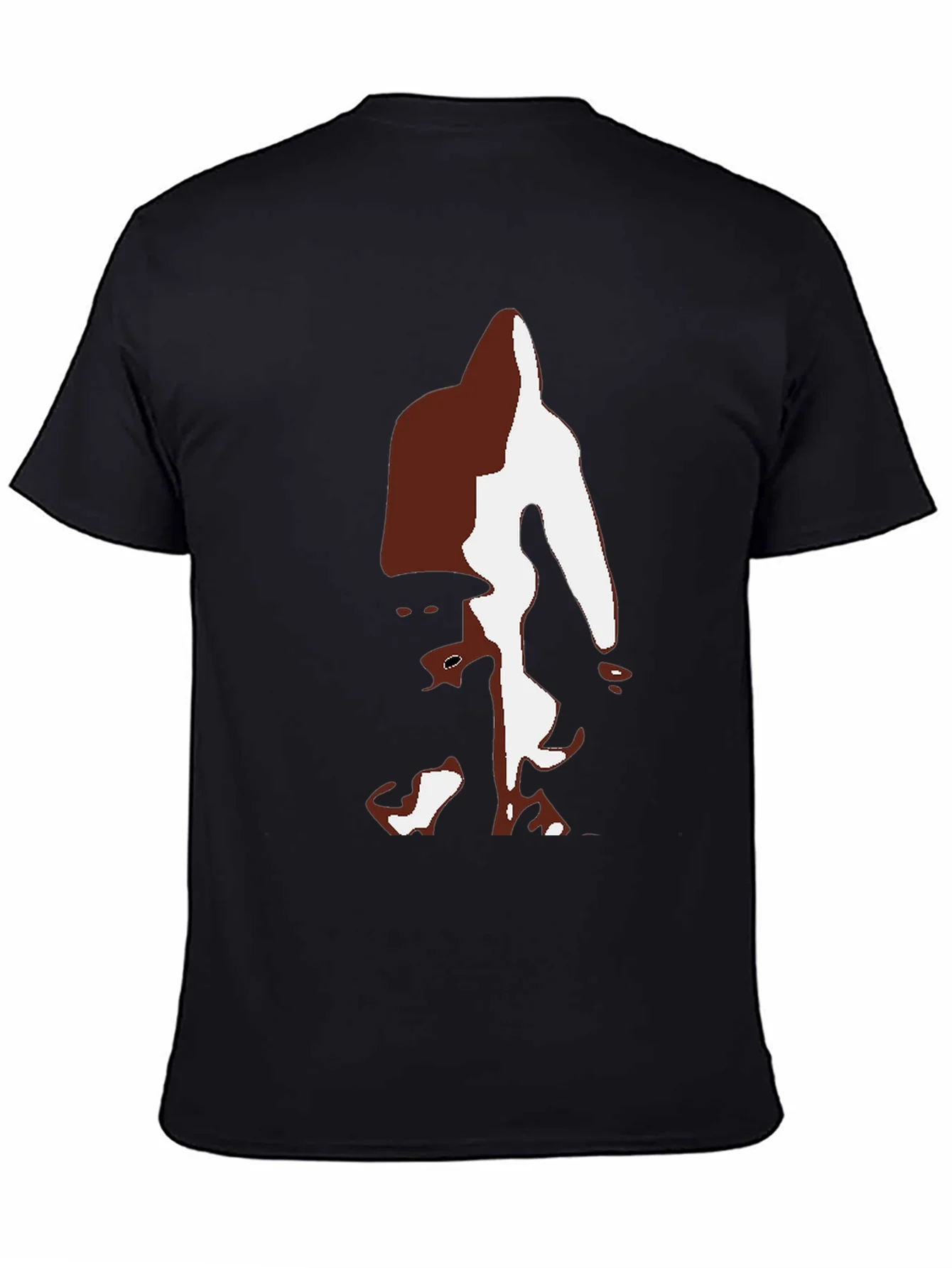 Camiseta Hombre Negra con Dise?o Abstracto Bigfoot