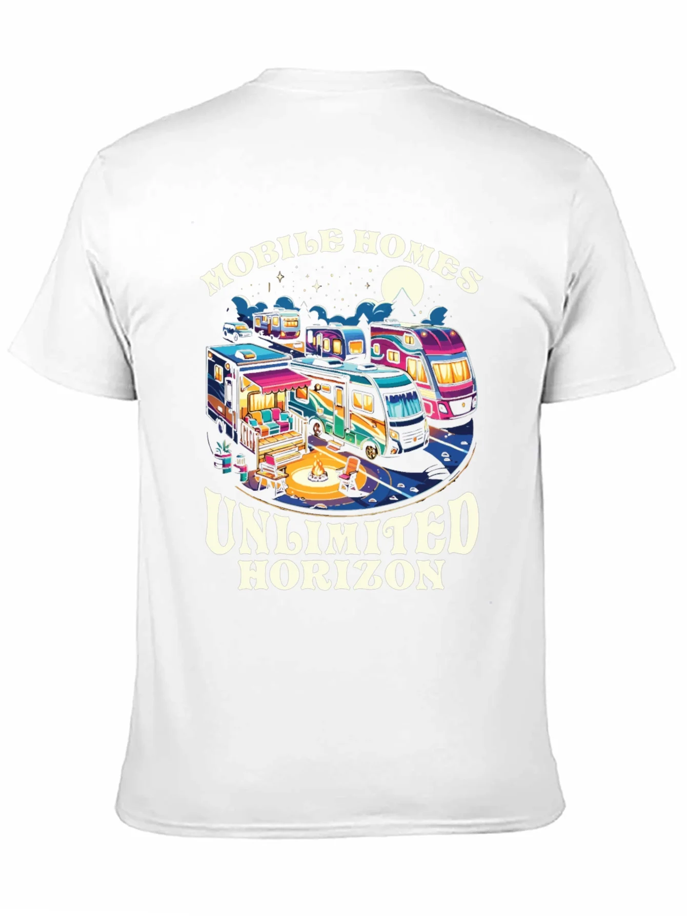 Camiseta Negra Mobile Homes Unlimited Horizon