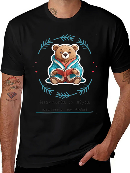 Camiseta Oso Lector Invierno