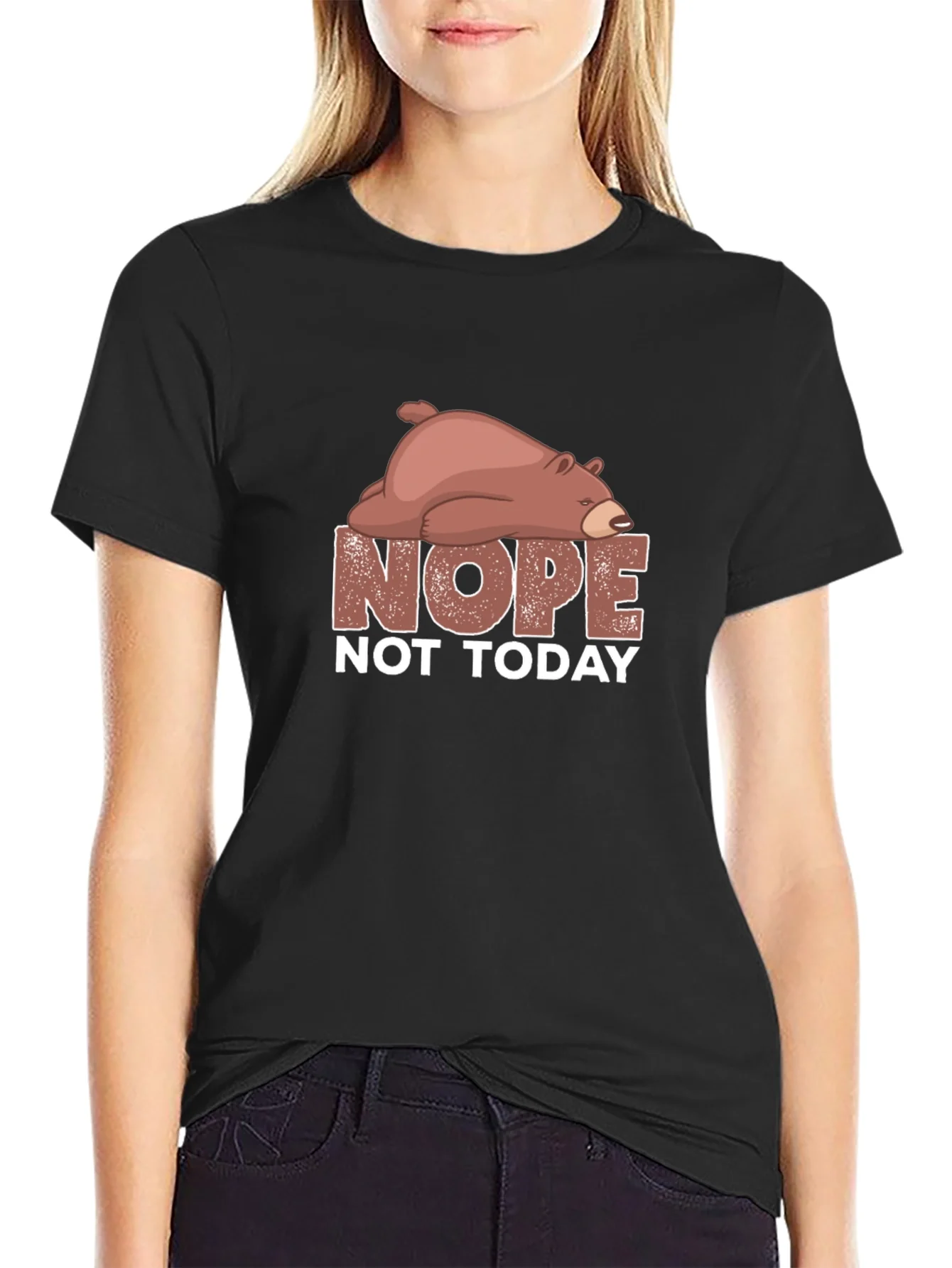 Camiseta Oso Perezoso: Nope Not Today