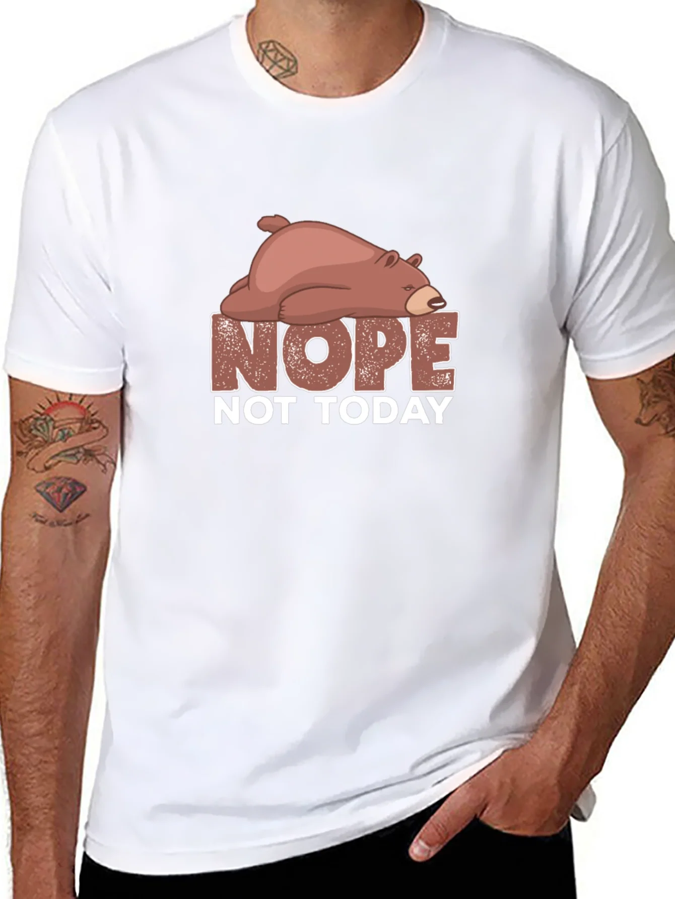 Camiseta Oso Perezoso: Nope Not Today