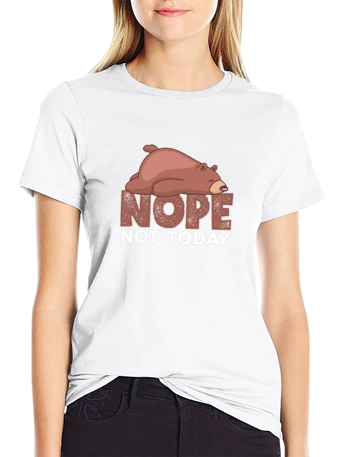 Camiseta Oso Perezoso: Nope Not Today