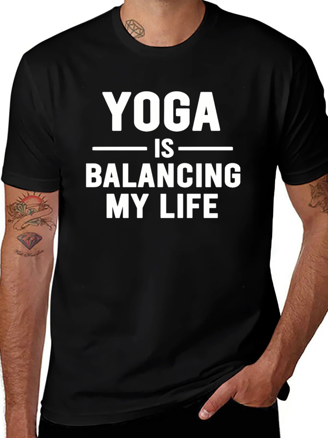 Camiseta Yoga Balancing My Life