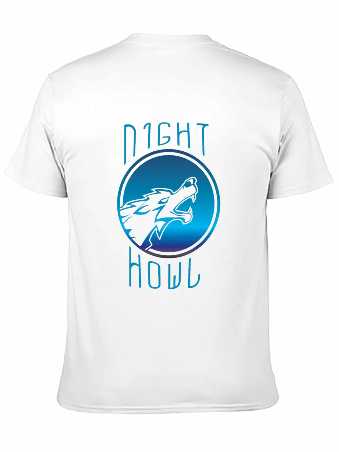 Camiseta Negra Night Howl Dise?o Lobo