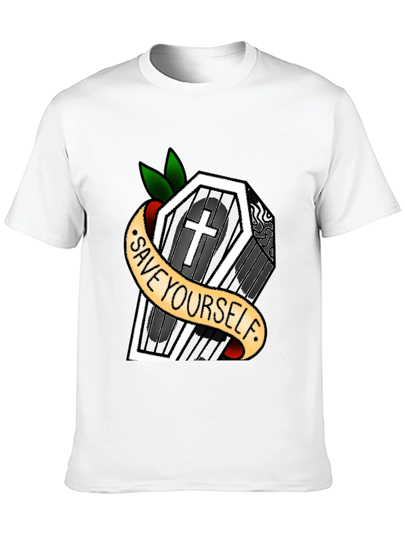 Rebbecca Save Yourself Coffin T-Shirt