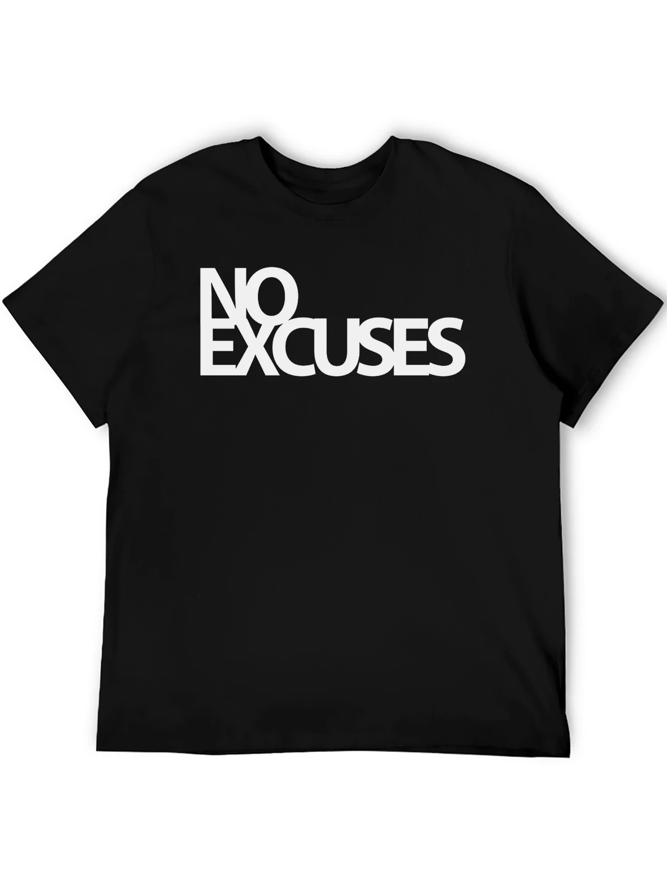Camiseta Hombre Negra - Sin Excusas
