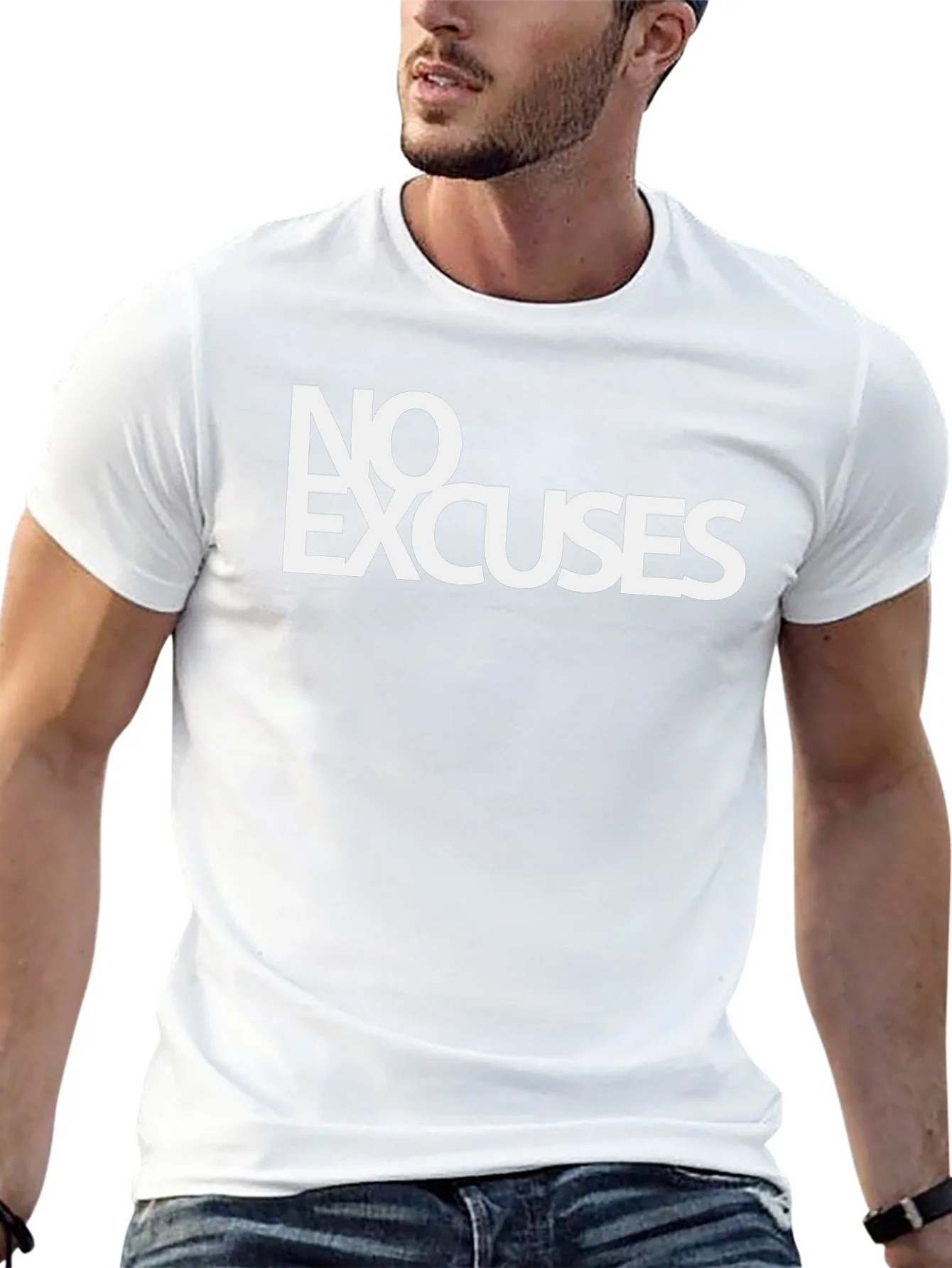 Camiseta Hombre Negra - Sin Excusas