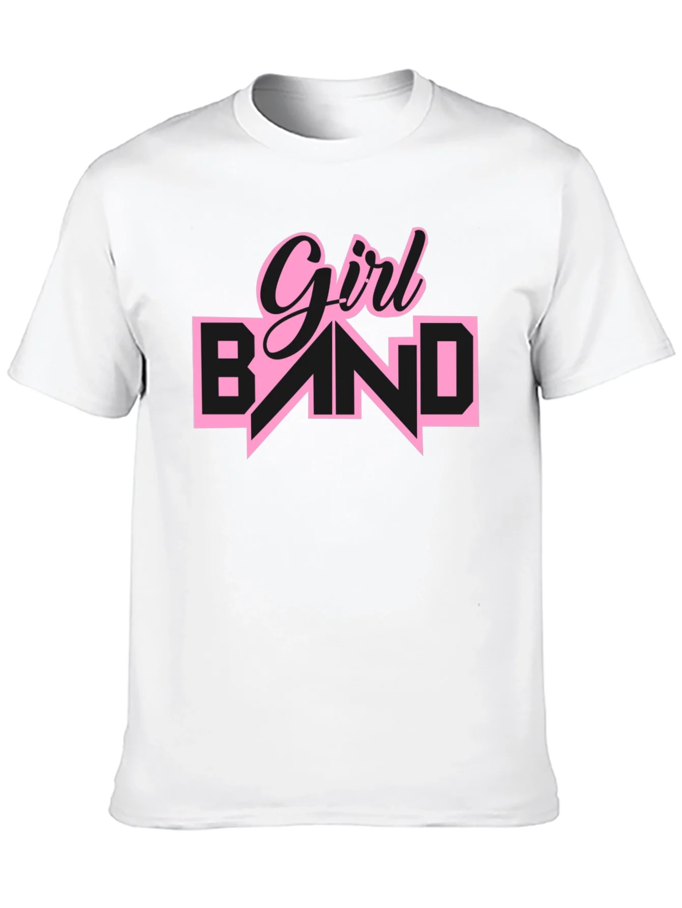 Camiseta Negra Girl Band para Hombre