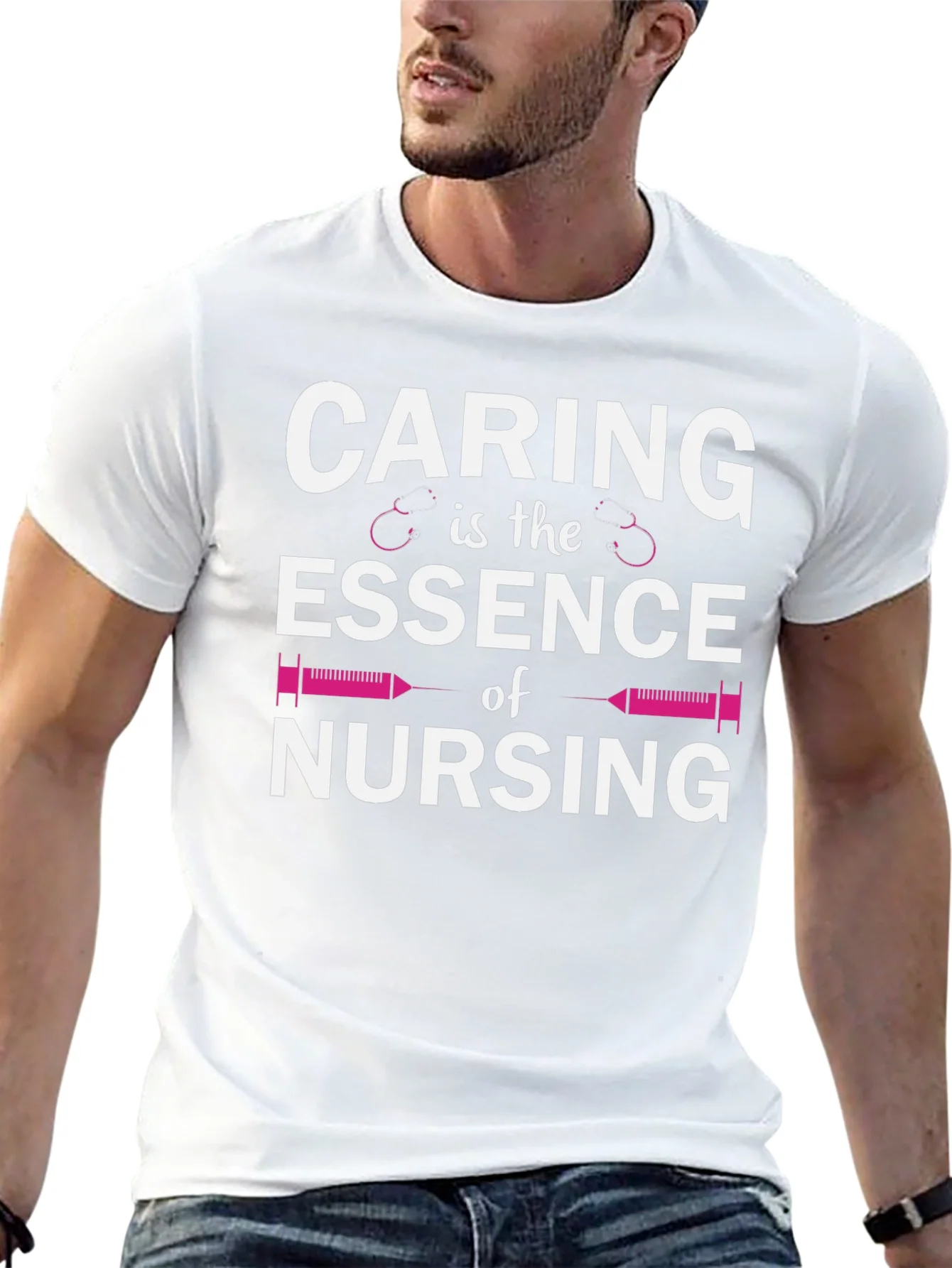 Rebbecca Caring is the Essence of Nursing T-Shirt