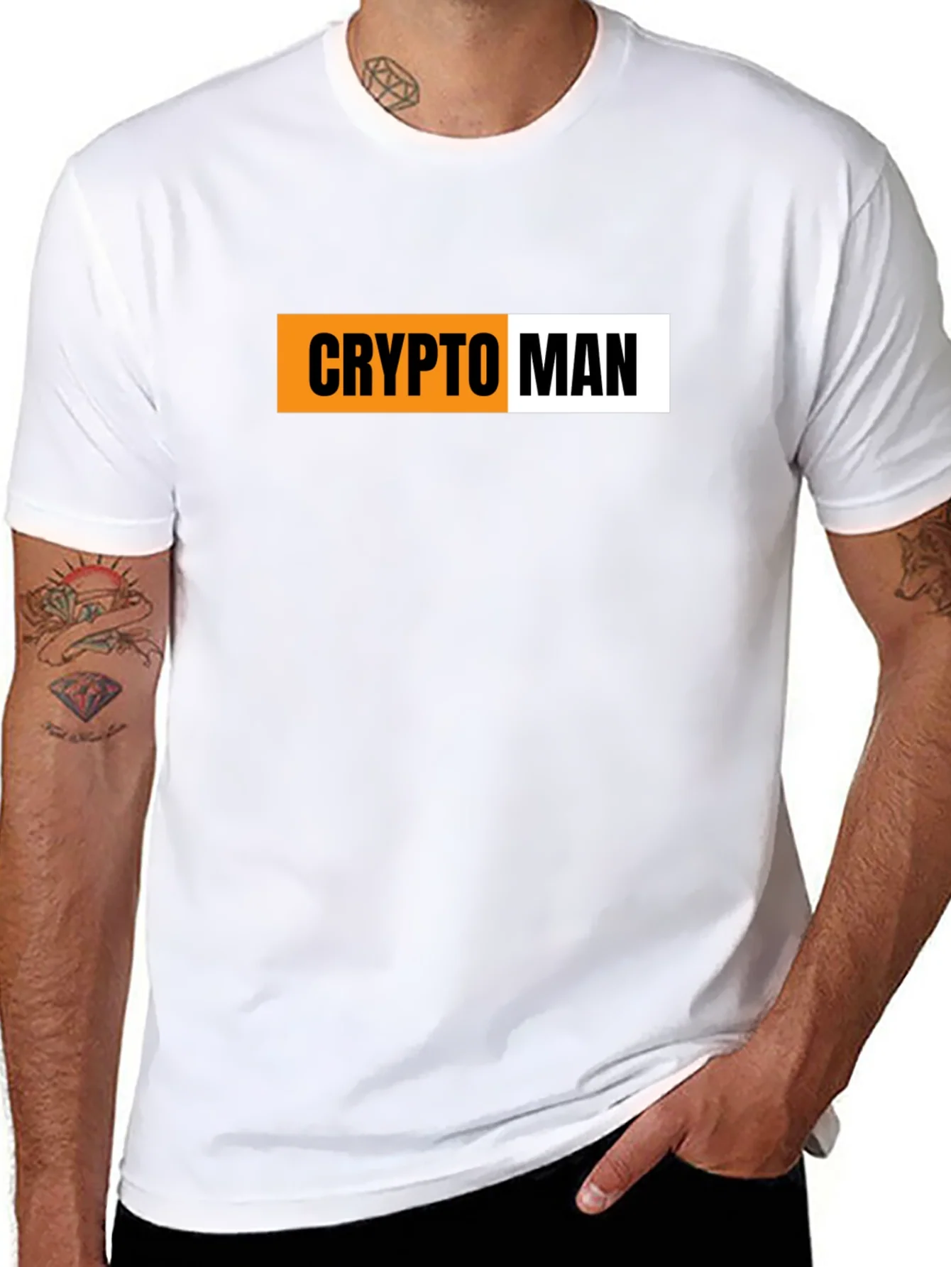 Camiseta Crypto Man - Dise?o Moderno