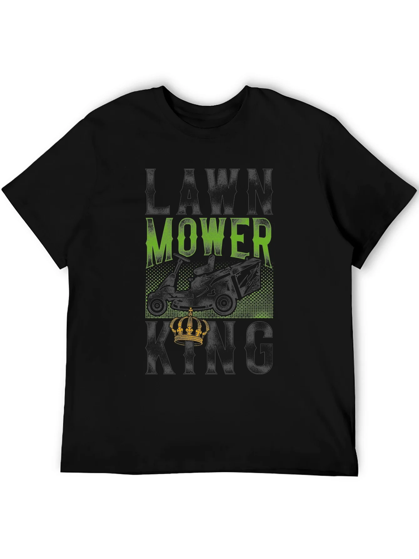 Camiseta Negra Lawn Mower King