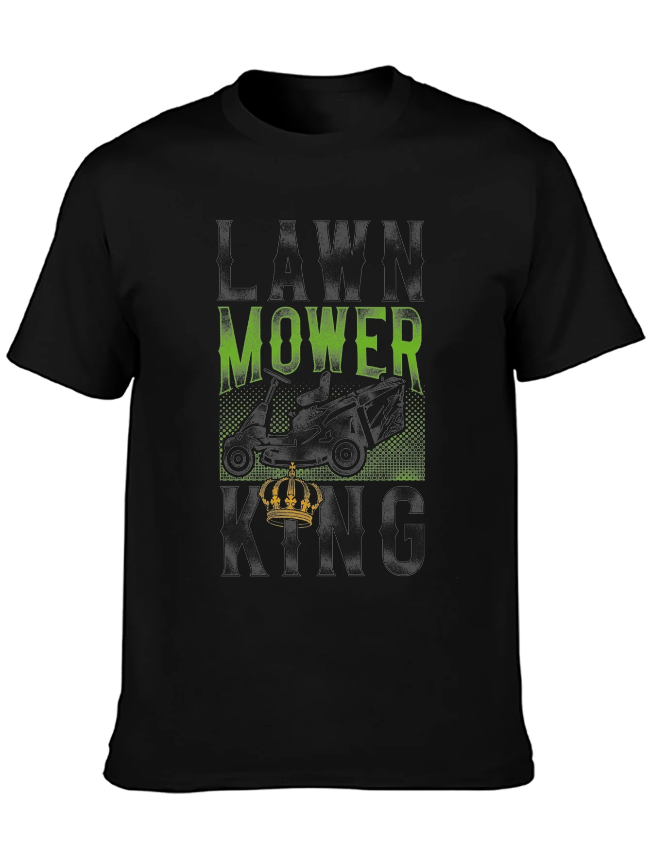 Camiseta Negra Lawn Mower King