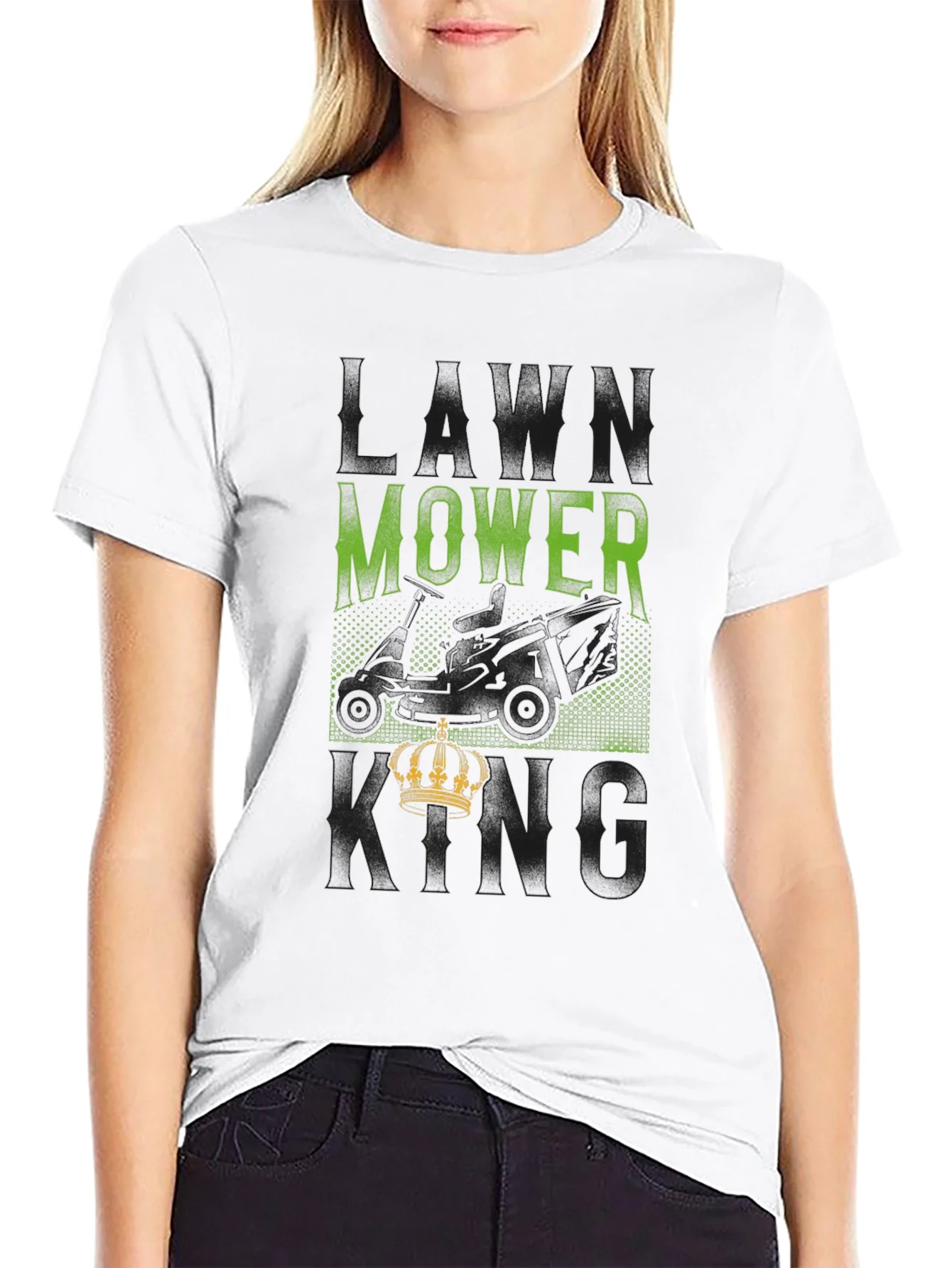 Camiseta Negra Lawn Mower King