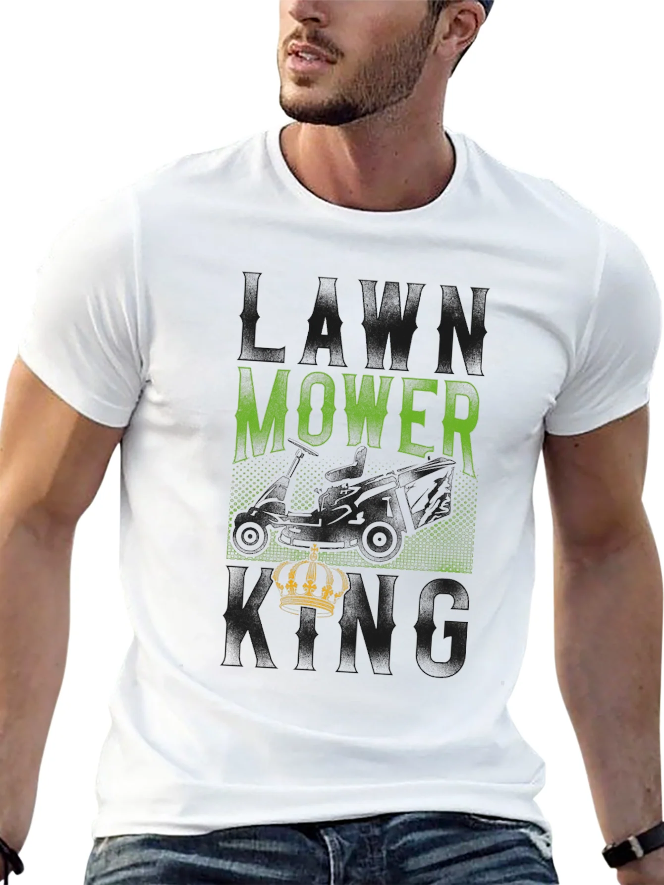 Camiseta Negra Lawn Mower King